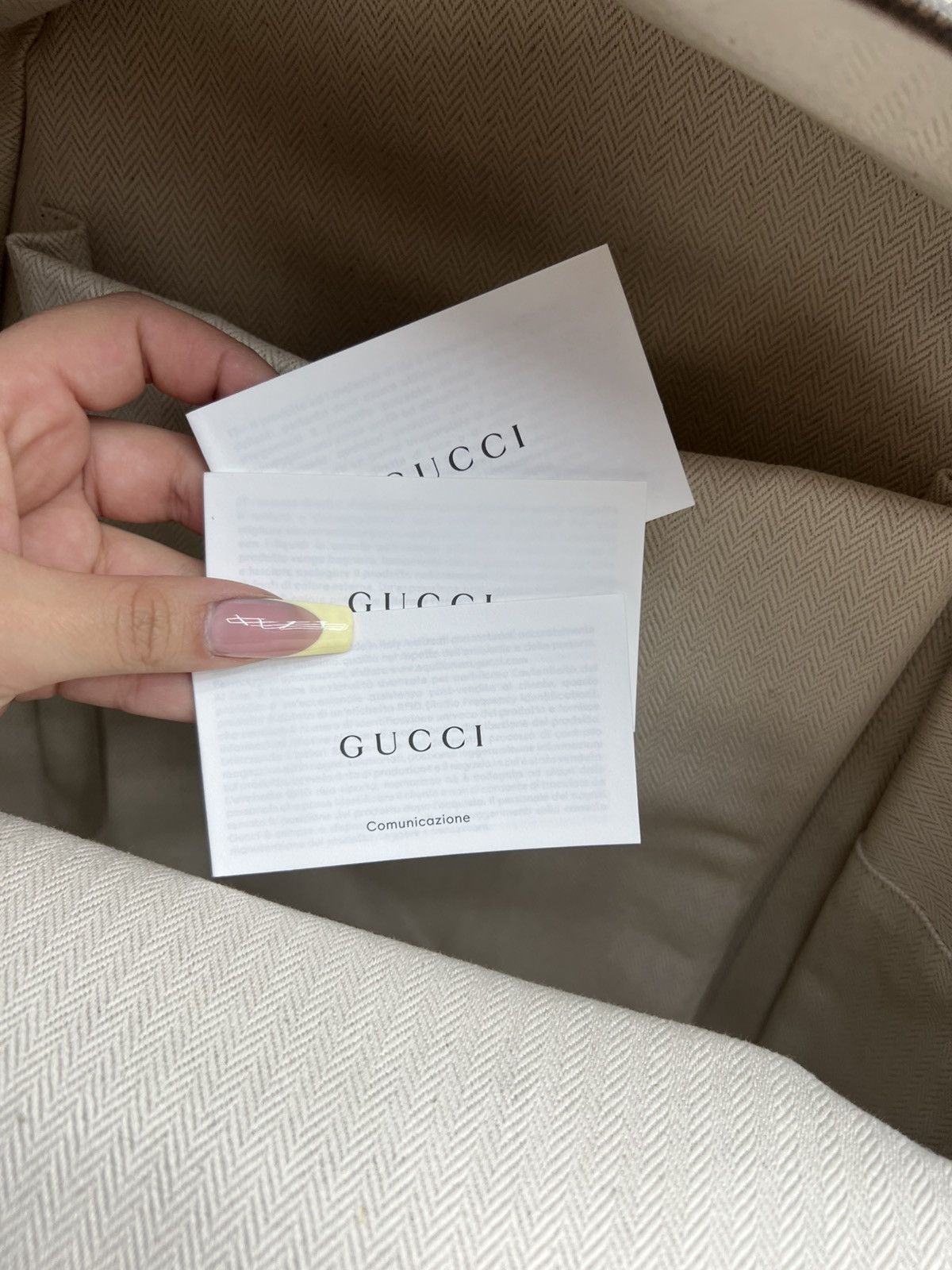 Gucci Gucci GG Emblem Medium Backpack Size ONE SIZE - 8 Thumbnail