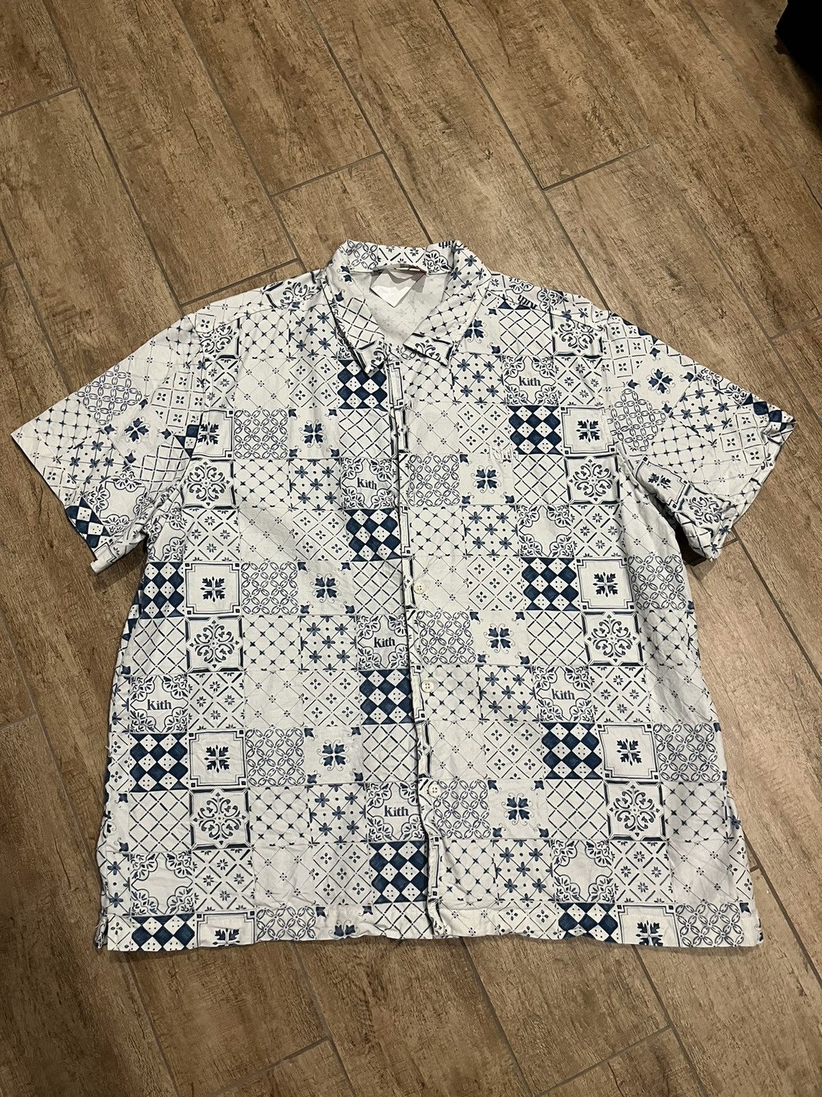 Azulejo Tiles Thompson Camp Collar Shirt