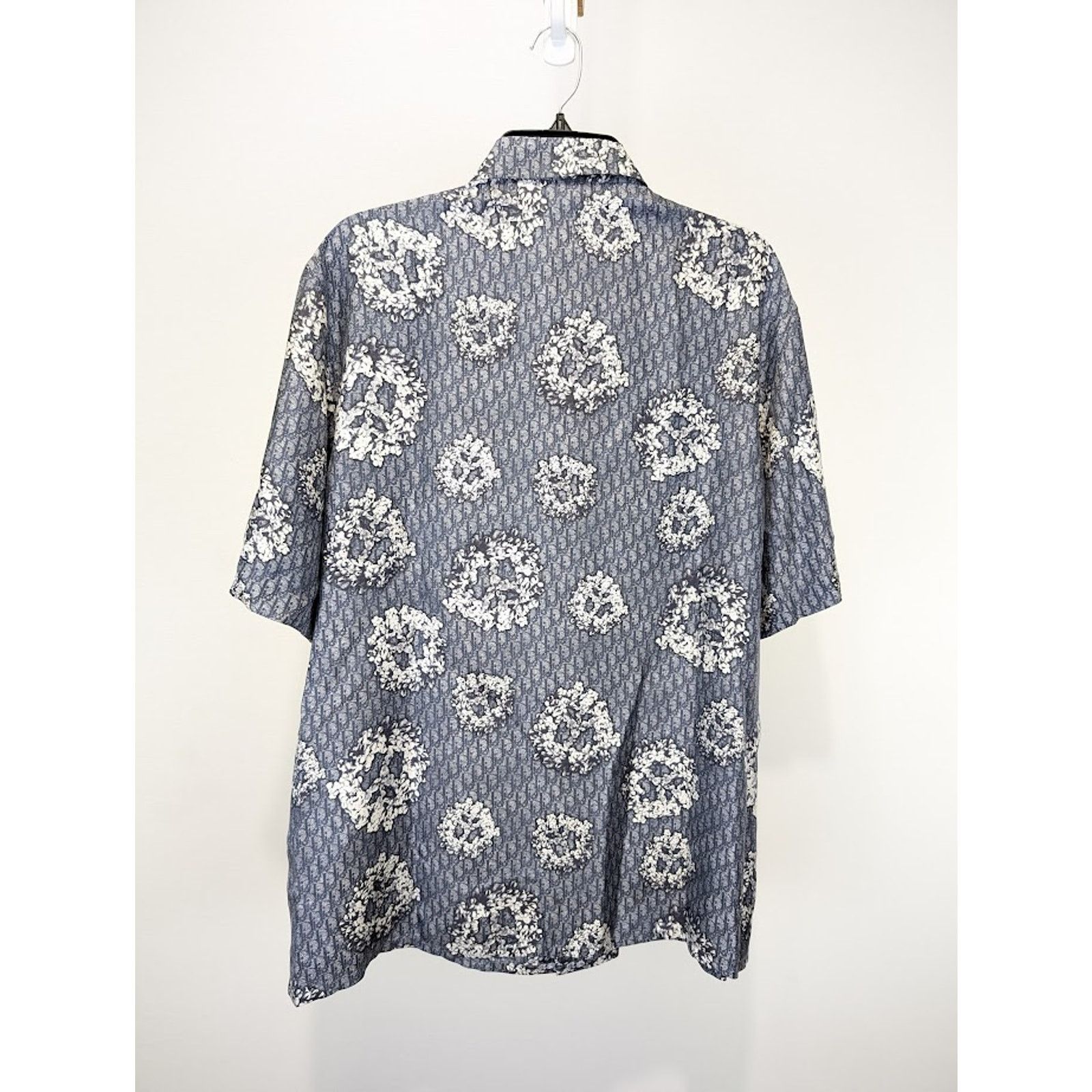 DENIM TEARS × Dior o1rshd1 M. Woven Shirt in Blue Size US XL / EU 56 / 4 - 8 Thumbnail