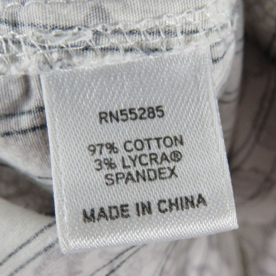 Express Express Gray Floral Button Down Striped Blouse Small Size S / US 4 / IT 40 - 6 Thumbnail