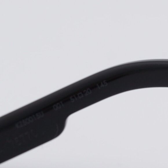 Kenzo Kenzo KZ50015U 001 Eyeglasses Shiny Black 51mm Round Frame Size ONE SIZE - 5 Thumbnail
