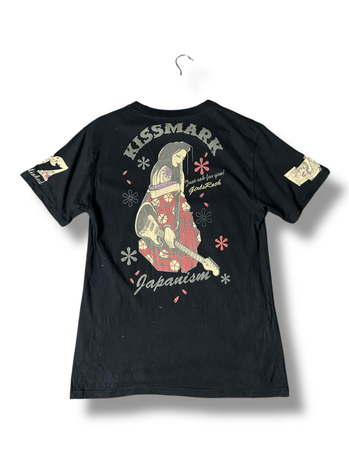 Japanese Brand Vintage KISSMARK Graphic Printed Tees (152) Size US L / EU 52-54 / 3 - 4 Thumbnail