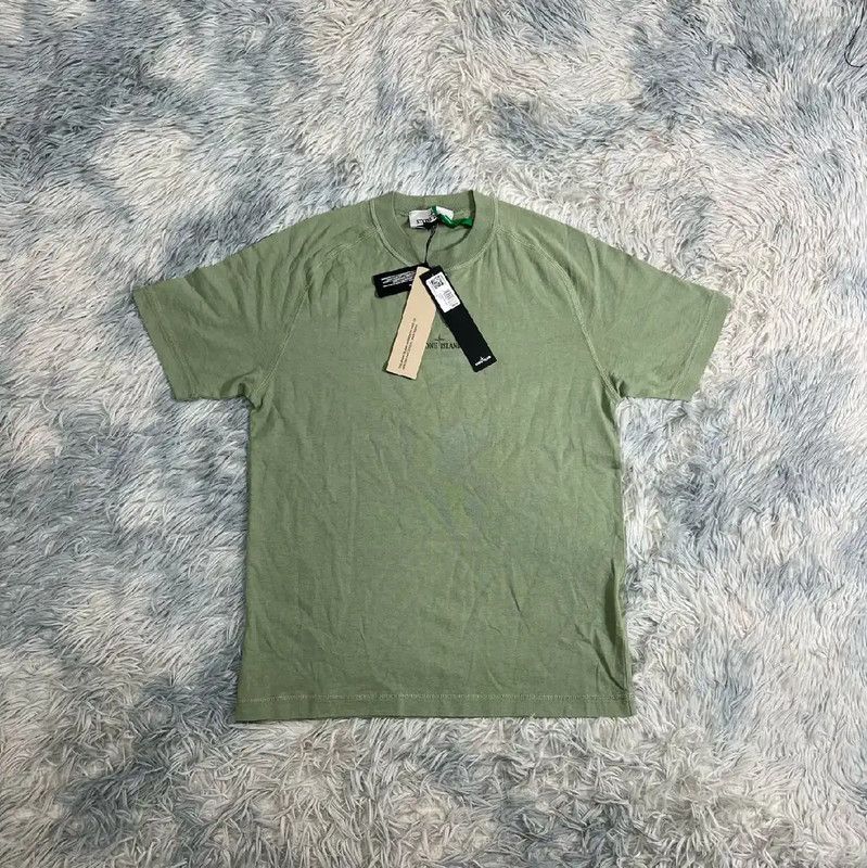 Stone Island Stone Island Green Cotton Men's T-Shirt 0089 Size US S / EU 44-46 / 1 - 1 Thumbnail