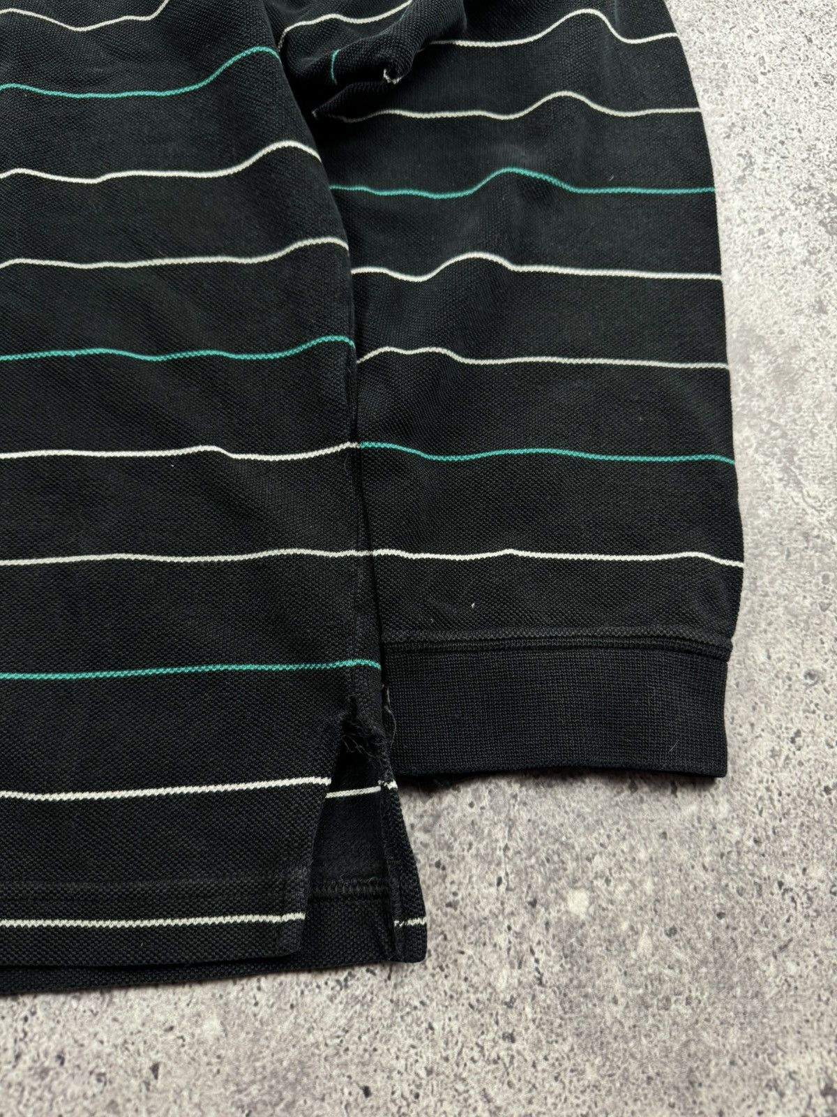 Lacoste Vintage Lacoste Striped Rugby Long Sleeve Y2K France Size US L / EU 52-54 / 3 - 3 Thumbnail
