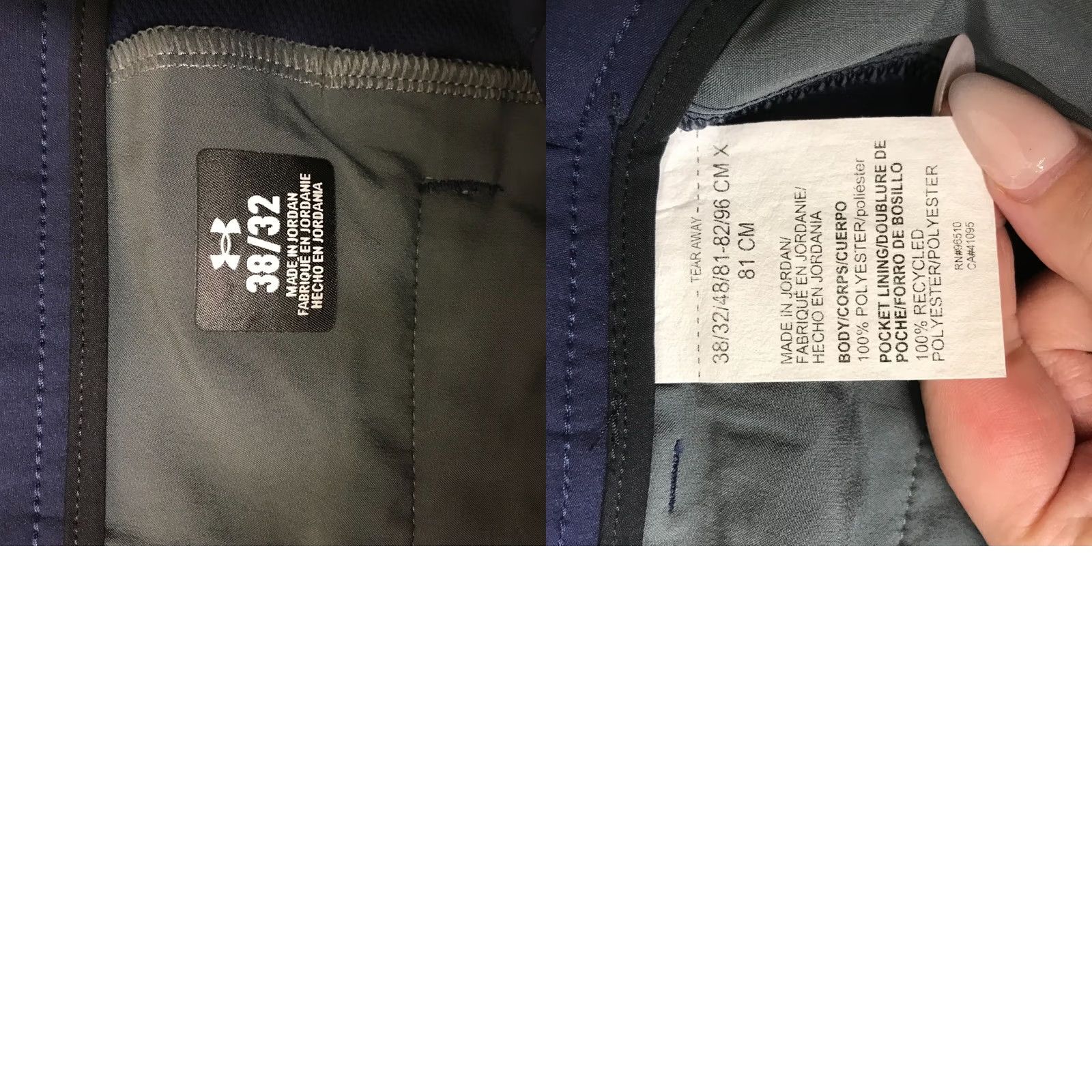 Under Armour UNDER ARMOUR Men’s Pants - Navy 38 x 32 - 100% Polyester Golf Pants - Regular Size US 38 / EU 54 - 8 Thumbnail
