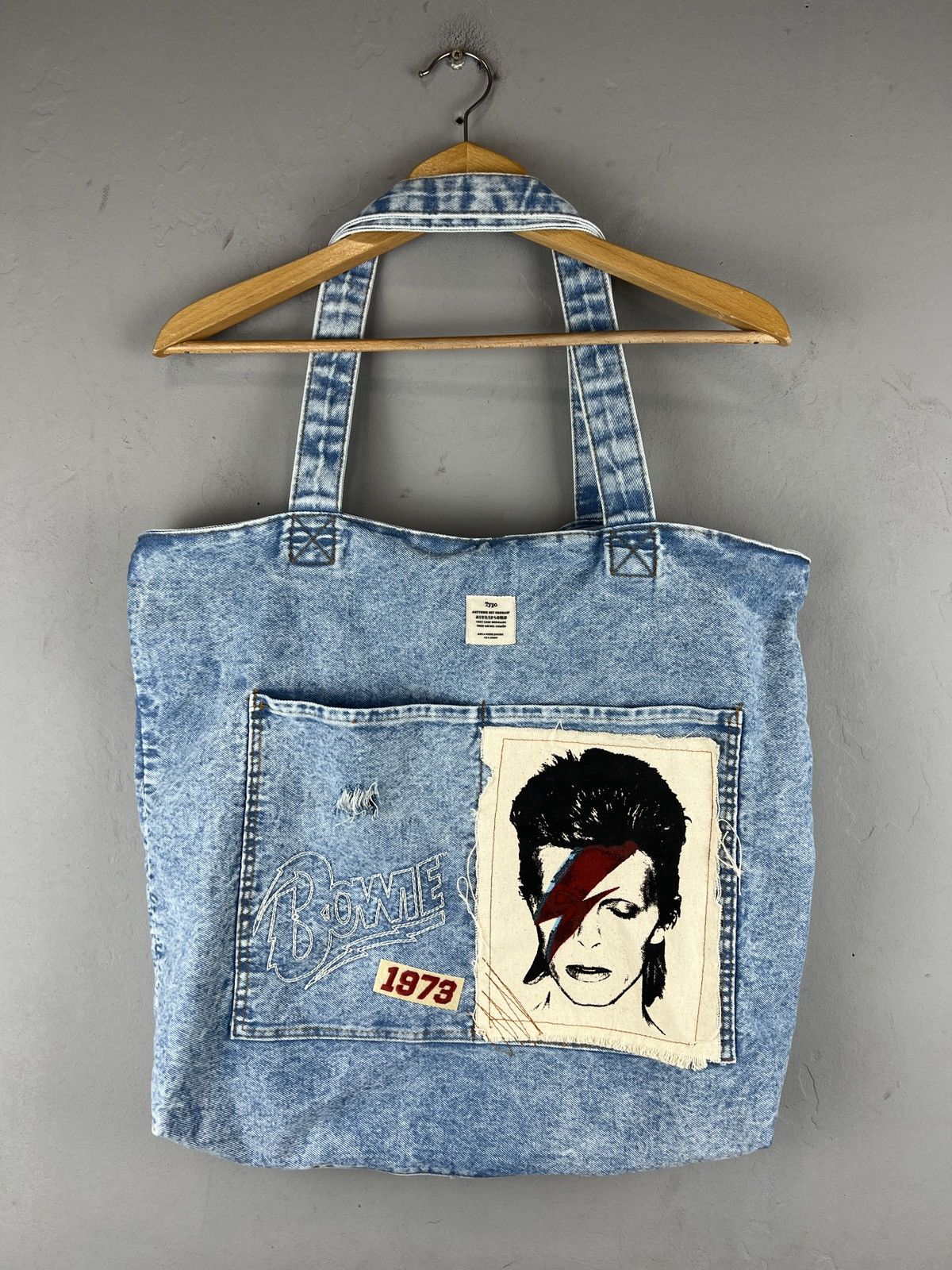 Japanese Brand × Seditionaries × Vintage Vintage Bowie 1973 shop bag Y2K shoppers style Size ONE SIZE - 1 Thumbnail