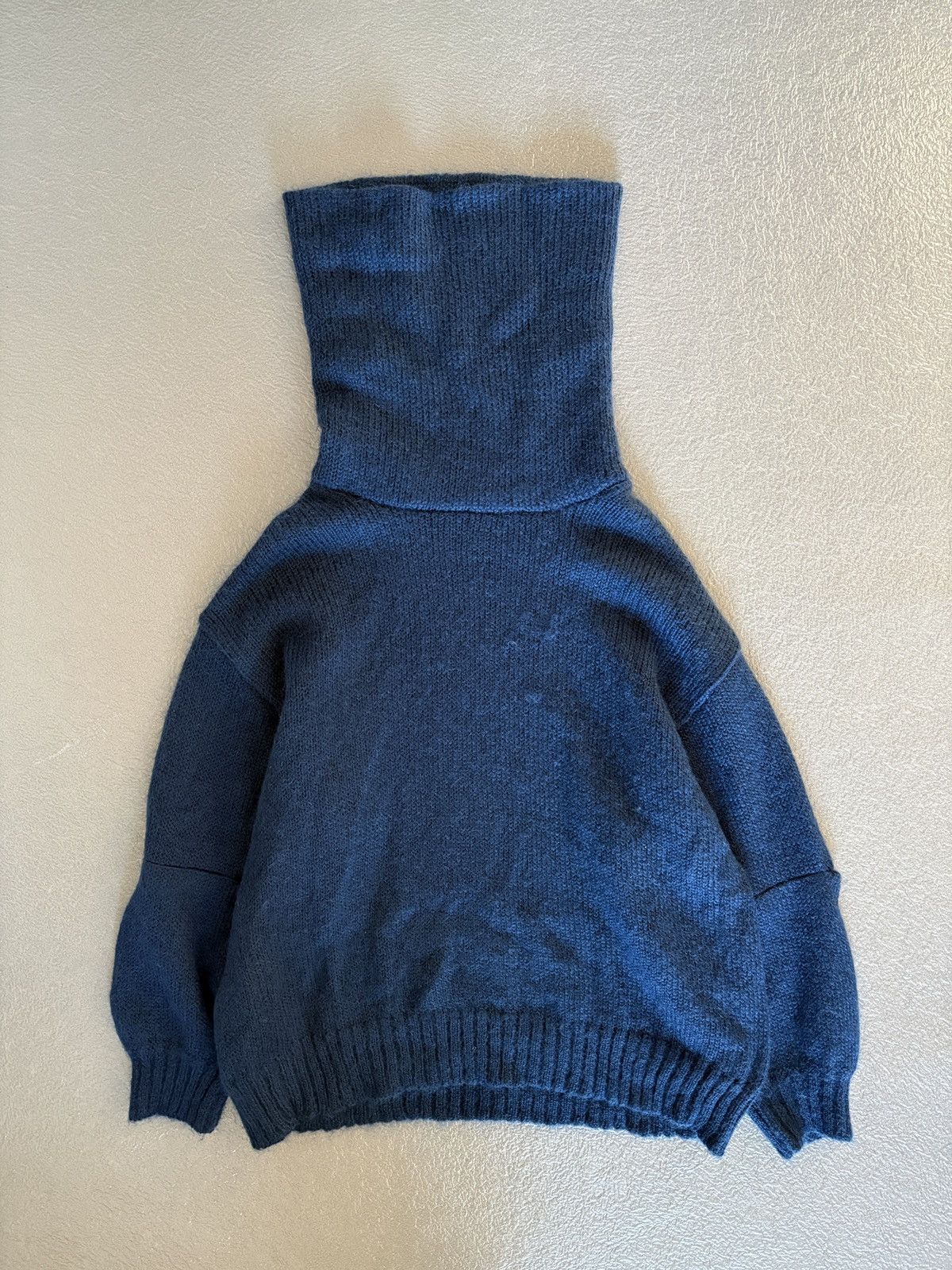 Undercover Undercover AW19 Mohair Turtleneck Sweatshirt Navy Size US M / EU 48-50 / 2 - 3 Thumbnail