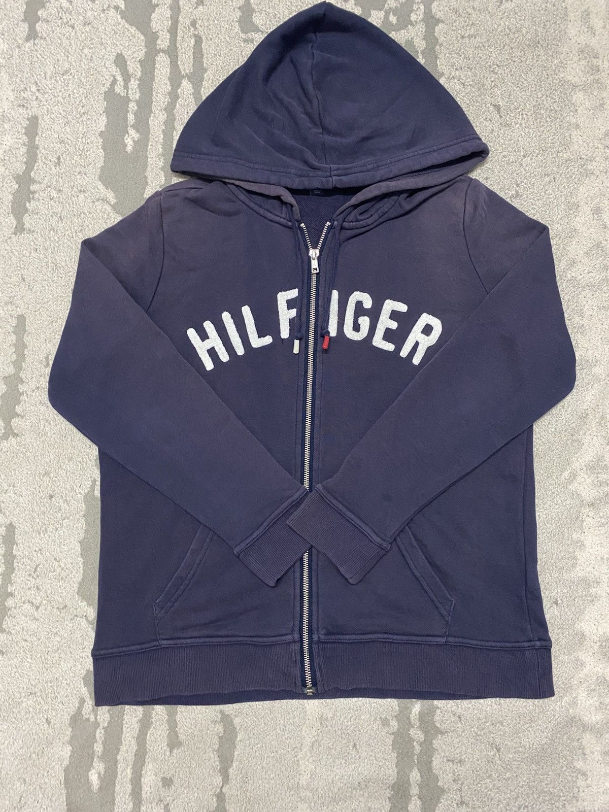 Tommy Hilfiger Navy Blue M Zip Up Tommy Hilfiger Hoodie Size US M / EU 48-50 / 2 - 1 Thumbnail