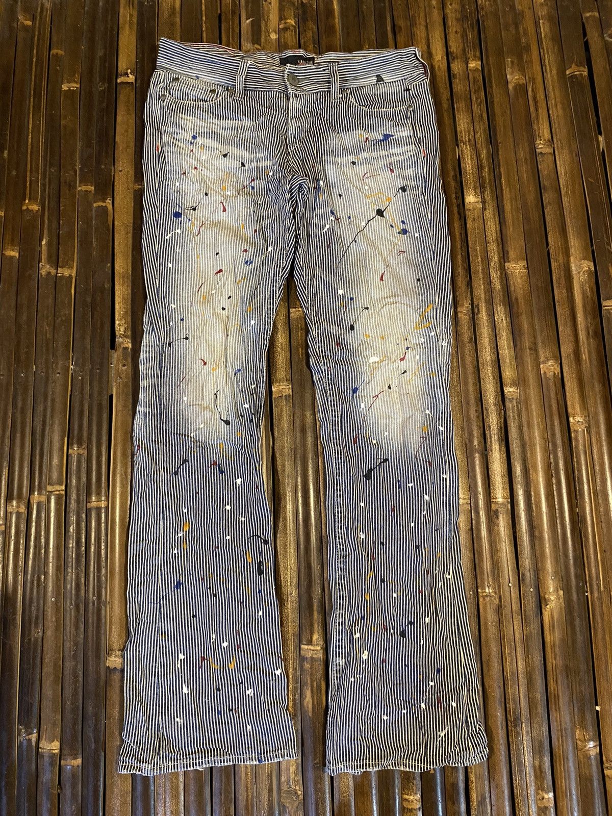 14th Addiction × 20471120 × If Six Was Nine VAROS DENIM PANTS Size US 34 / EU 50 - 1 Thumbnail