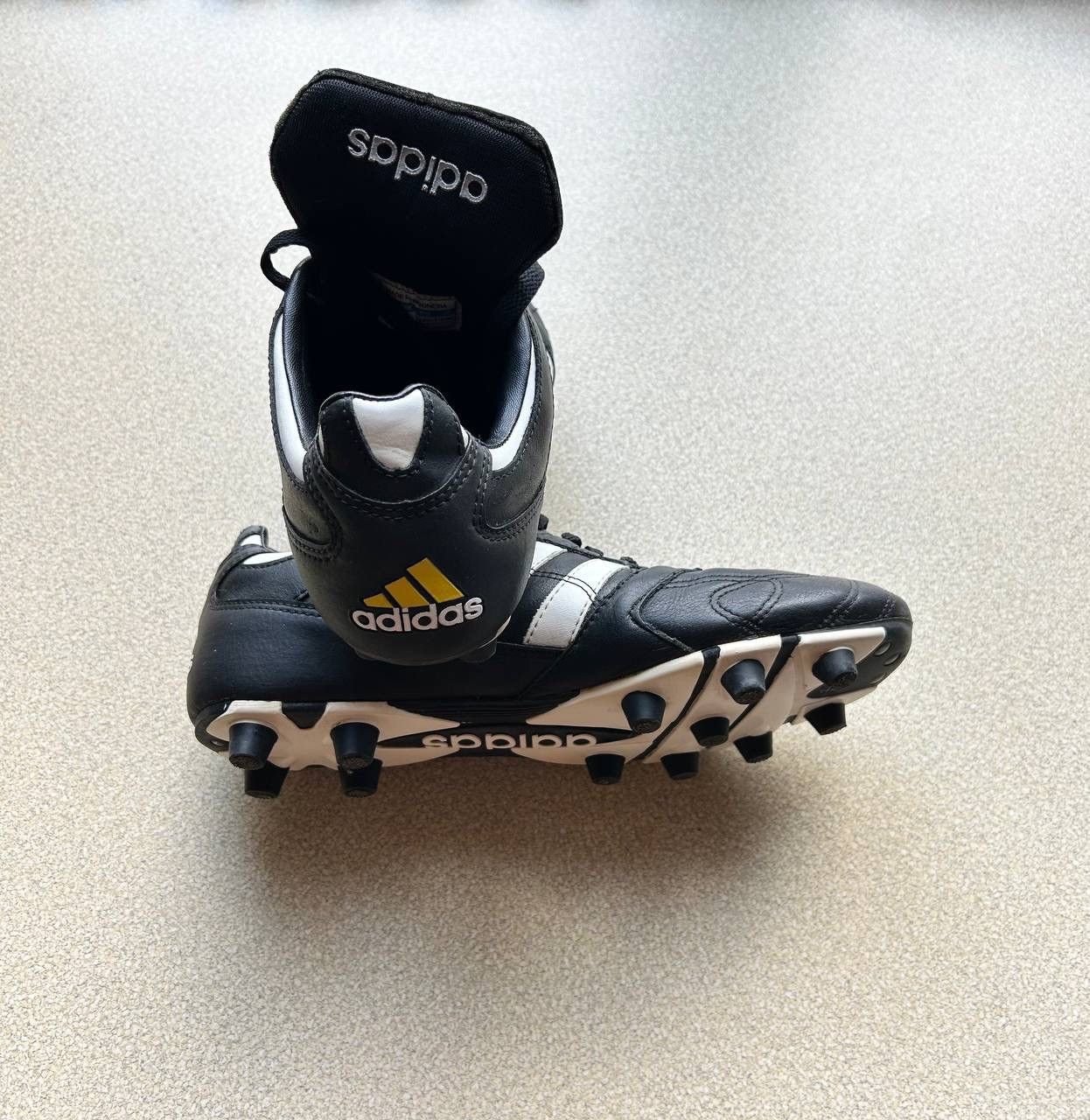 Adidas × Vintage 1997 Adidas Vintage Retro 90s Rare Leather Soccer Cleats Size US 9 / EU 42 - 6 Thumbnail