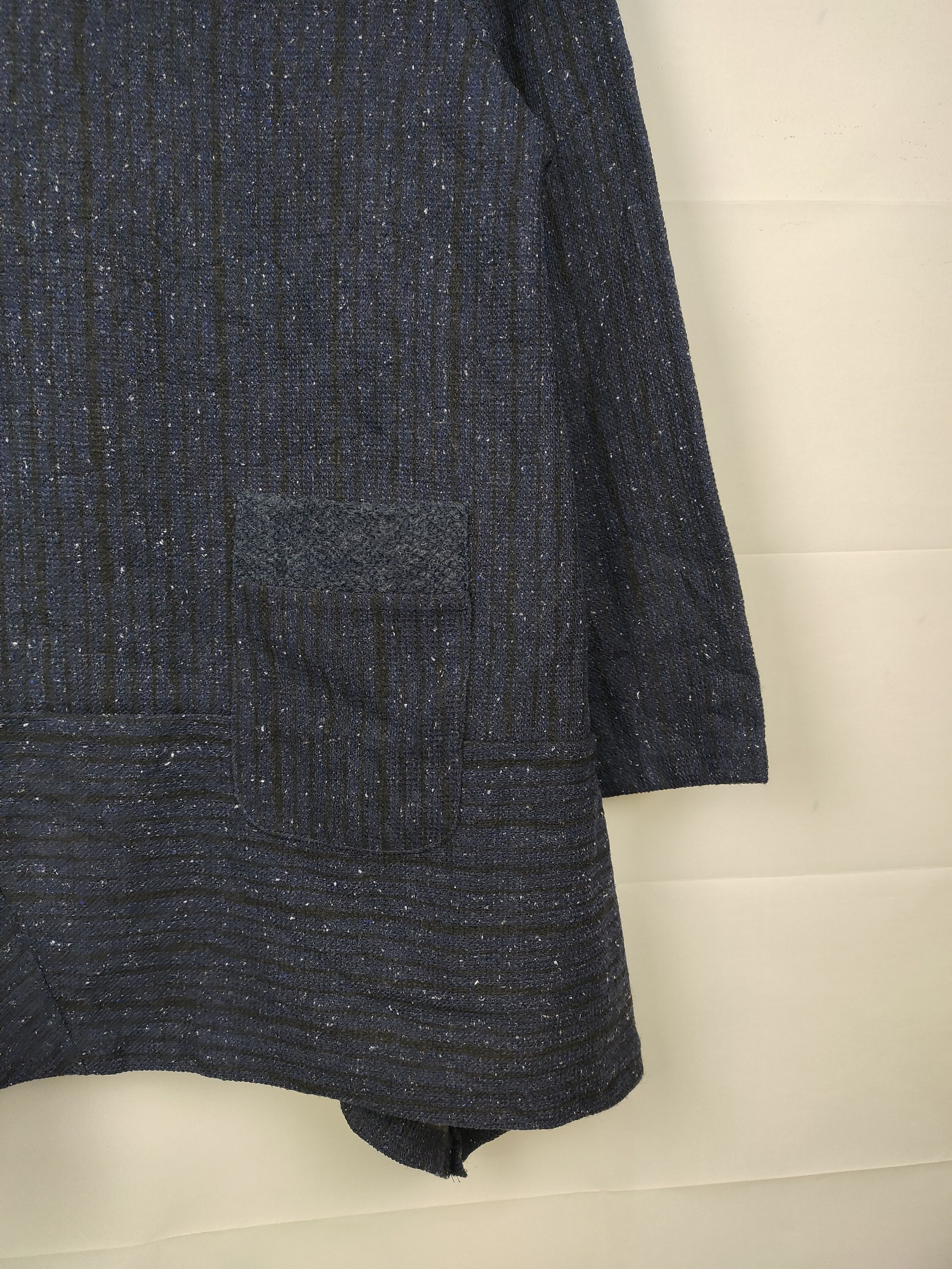 Japanese Brand Rupuau Indigo Slubby Turtleneck Sweater Like Kapital Size US M / EU 48-50 / 2 - 3 Thumbnail