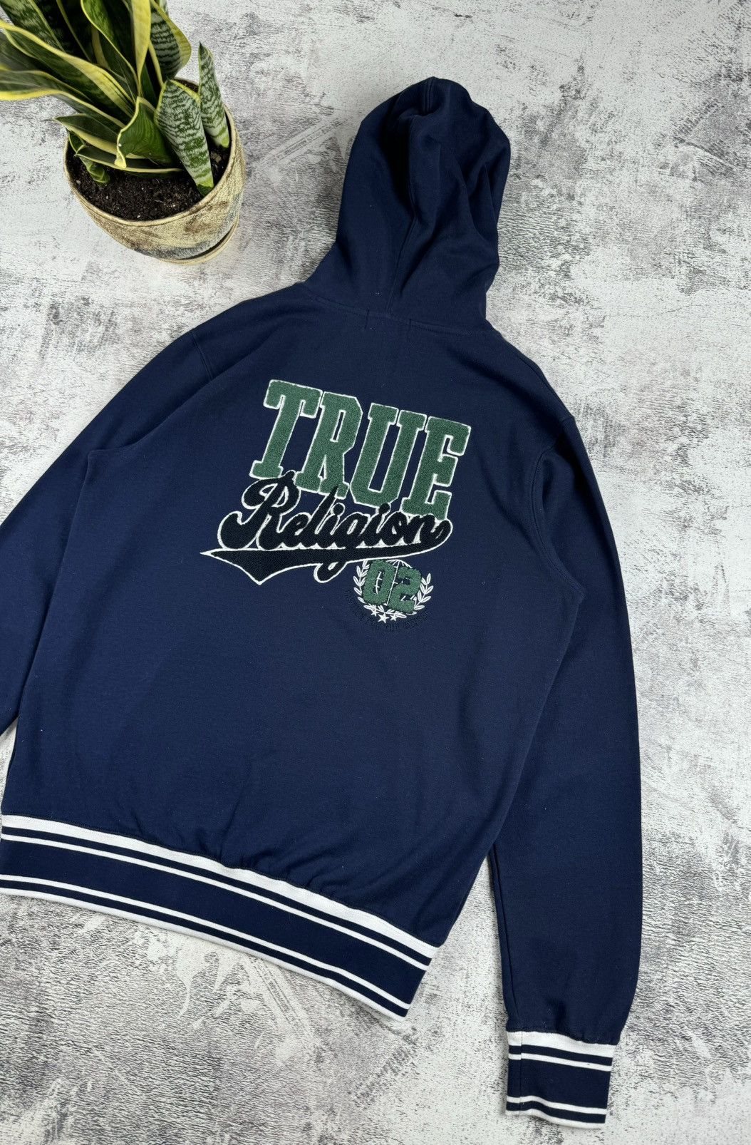 True Religion True Religion Chief Keeg Rap Mohair Logo Hoodie Sweatshirt Size US L / EU 52-54 / 3 - 12 Thumbnail