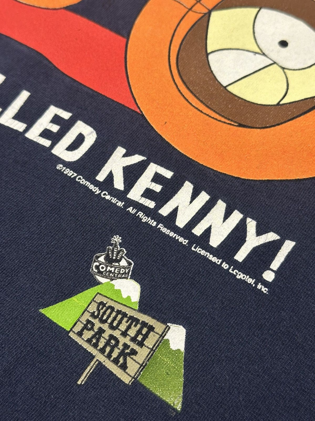 Tultex Vintage 90s South Park “OH MY GOD THEY KILLED KENNY” 1997 XL Size US XL / EU 56 / 4 - 3 Thumbnail