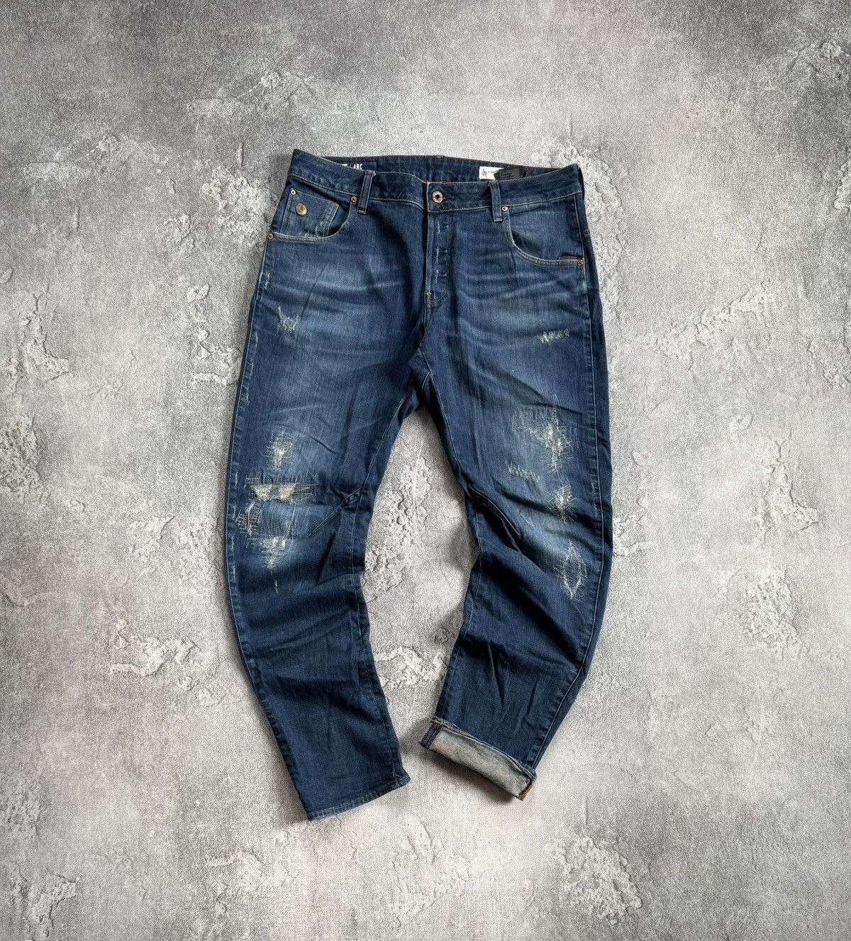 G-Star G star raw 31/30 ARC-Z 3D Slim distressed denim pants jeans Size US 31 - 1 Thumbnail