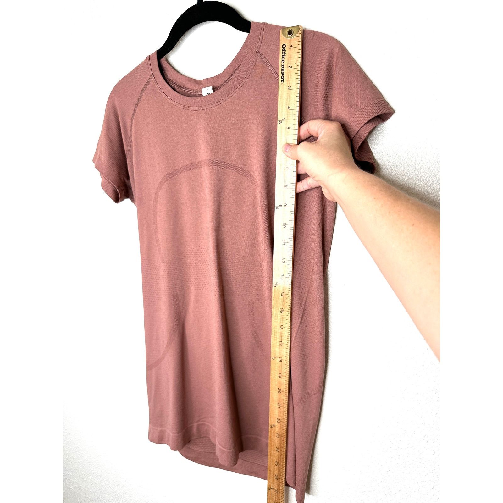 Lululemon Lululemon Swiftly Tech Spiced Chai Short Sleeve Shirt Top 8 Size 30" / US 8 / IT 44 - 8 Thumbnail