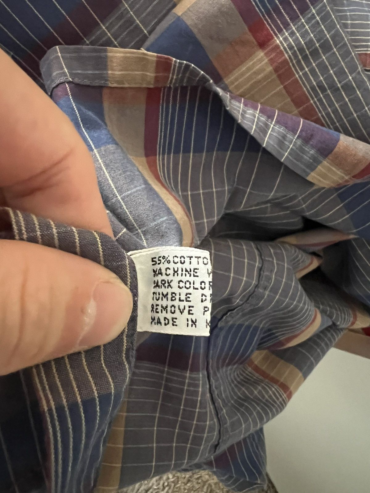 Dior Christian Dior Plaid Button Up Size US M / EU 48-50 / 2 - 8 Thumbnail