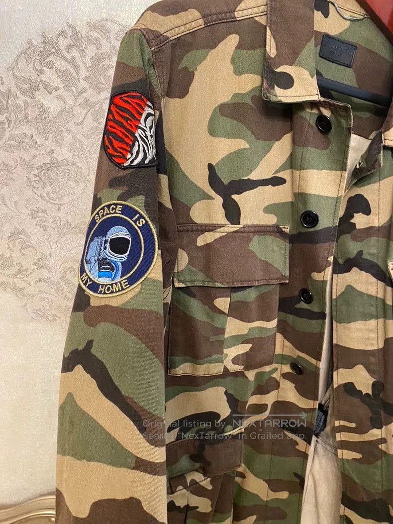 Yves Saint Laurent YSL Camouflage Astronaut Jacket L. Size US L / EU 52-54 / 3 - 5 Thumbnail