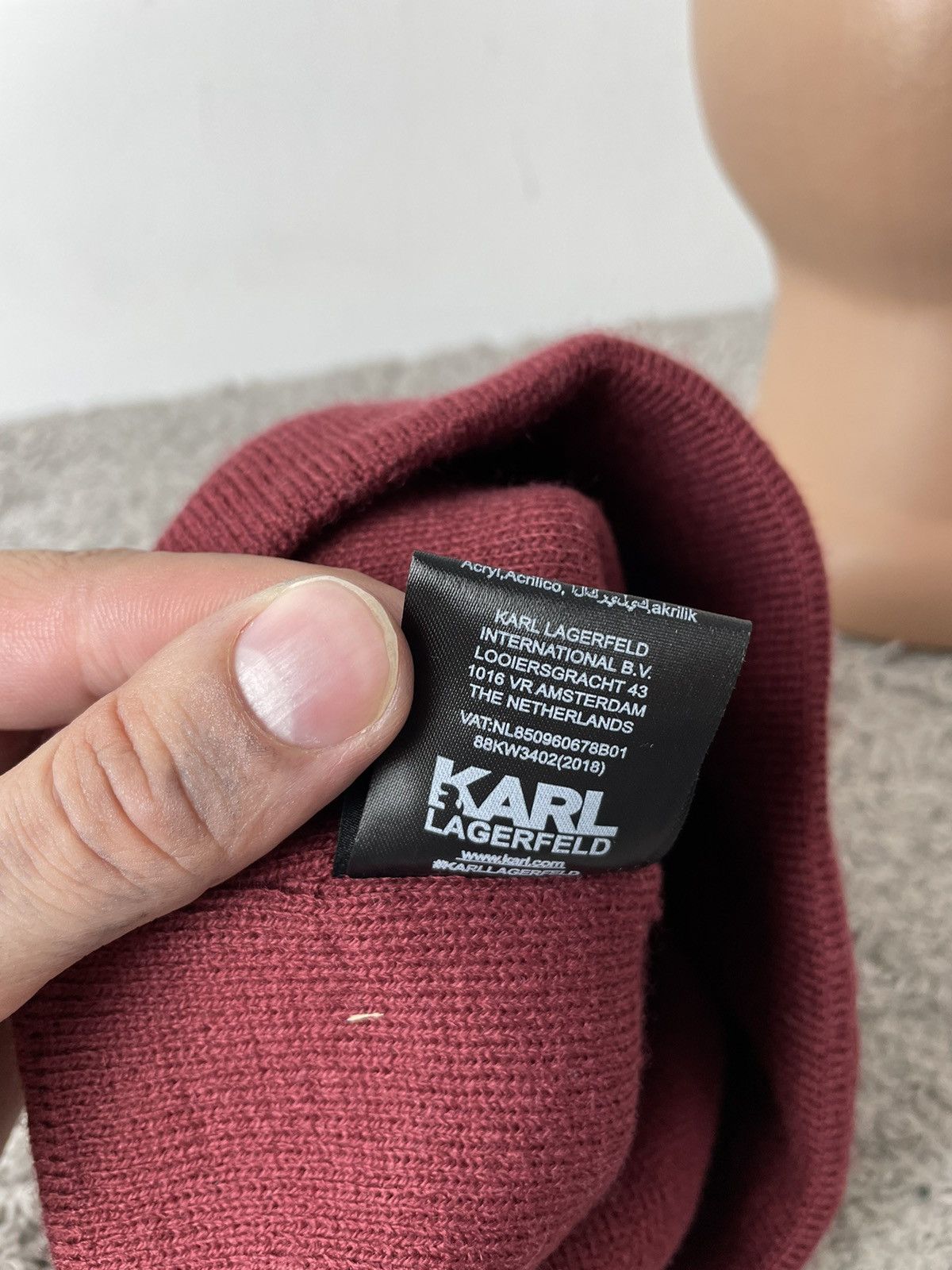 Karl Lagerfeld Karl Lagerfeld Hat Logo Size ONE SIZE - 8 Thumbnail