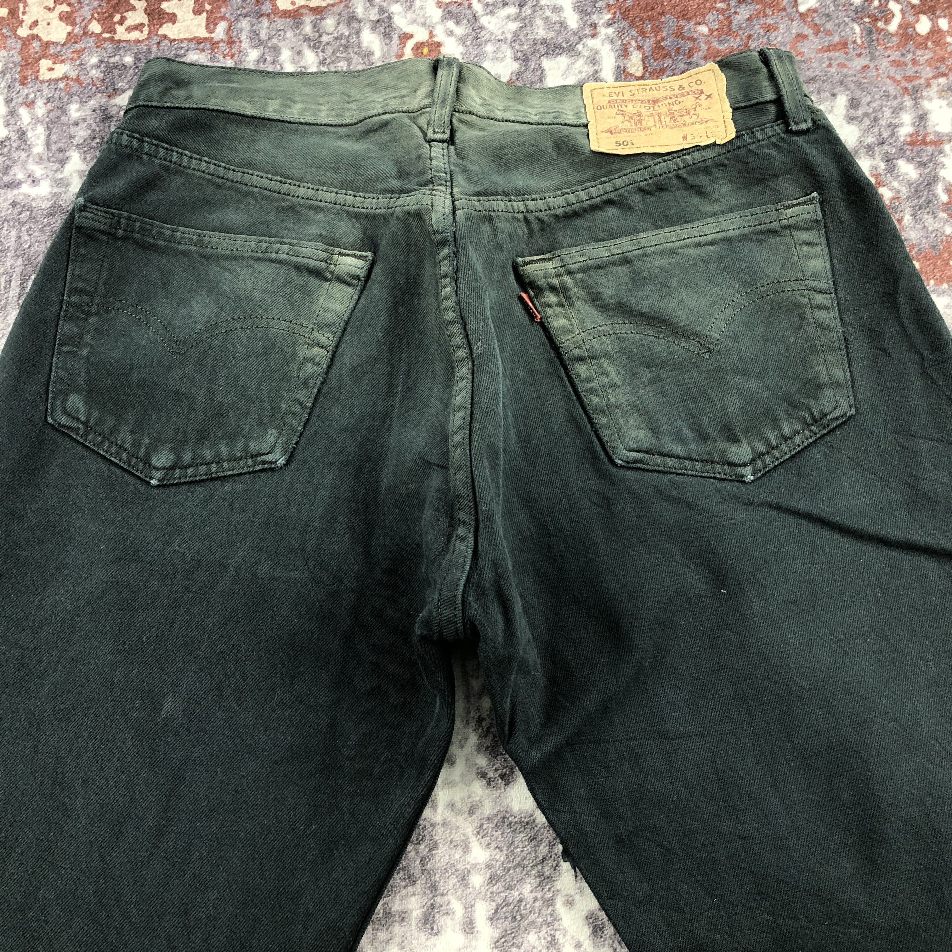 Levi's Vintage 90s Levis 501 Earth Tone Jeans-JM2426 Size US 32 / EU 48 - 5 Thumbnail