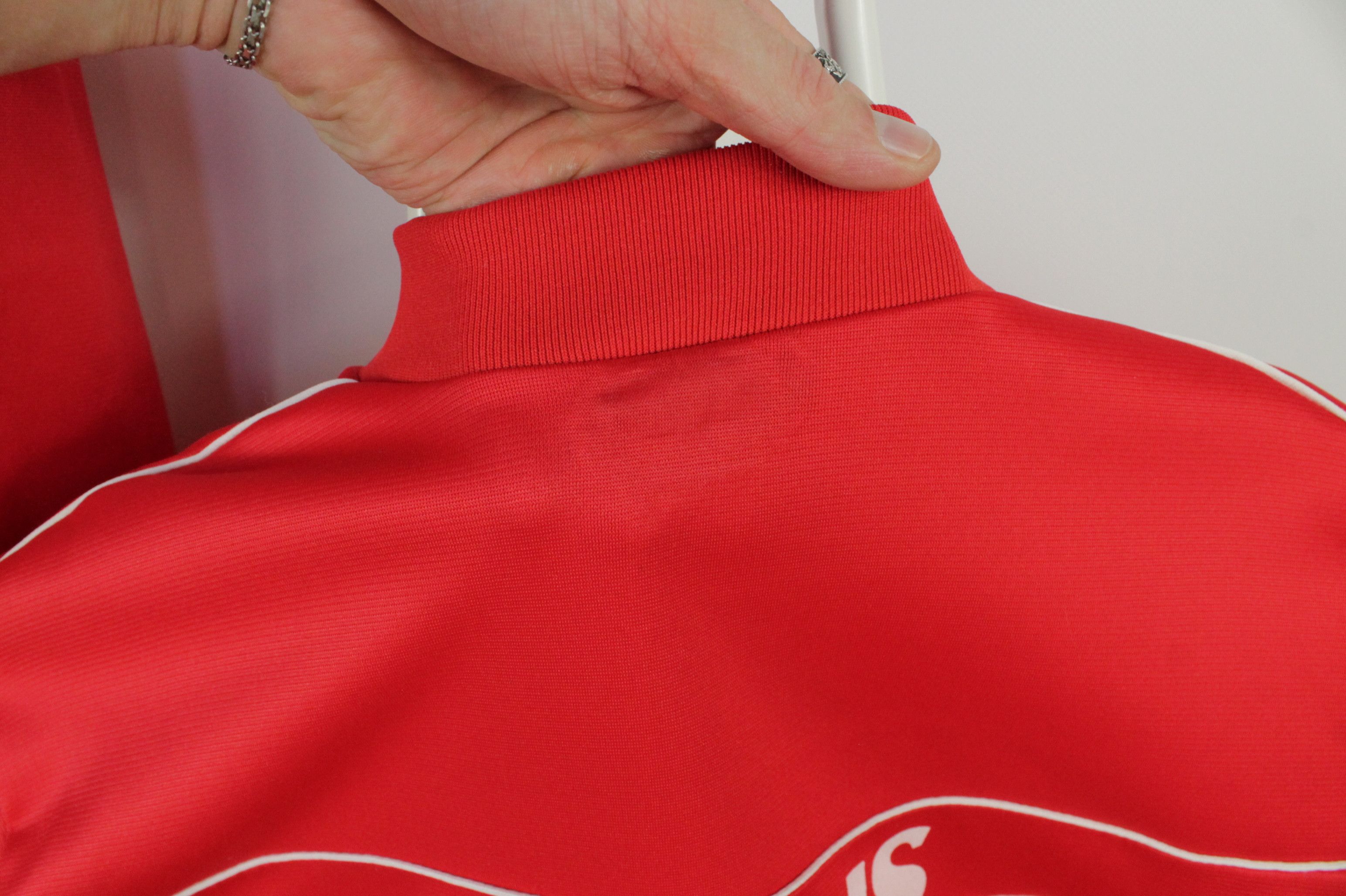 Le Coq Sportif RARE Vintage 80's Le Coq Sportif Red Tracksuit Satus Suisse Size US S / EU 44-46 / 1 - 9 Thumbnail