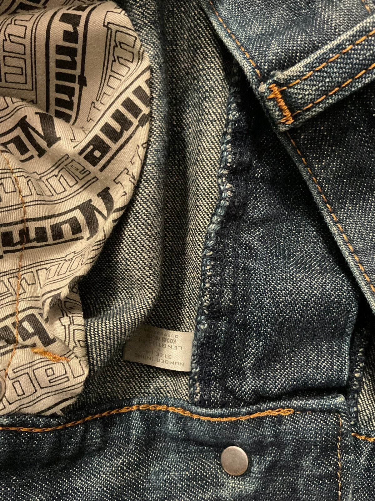 Number (N)ine Number nine patchwork denim Size US 32 / EU 48 - 10 Thumbnail