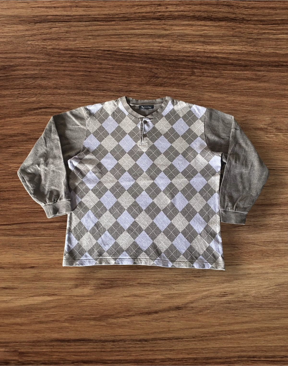 Aquascutum Vintage Aquascutum Long Sleeve T-Shirt Size US L / EU 52-54 / 3 - 1 Thumbnail