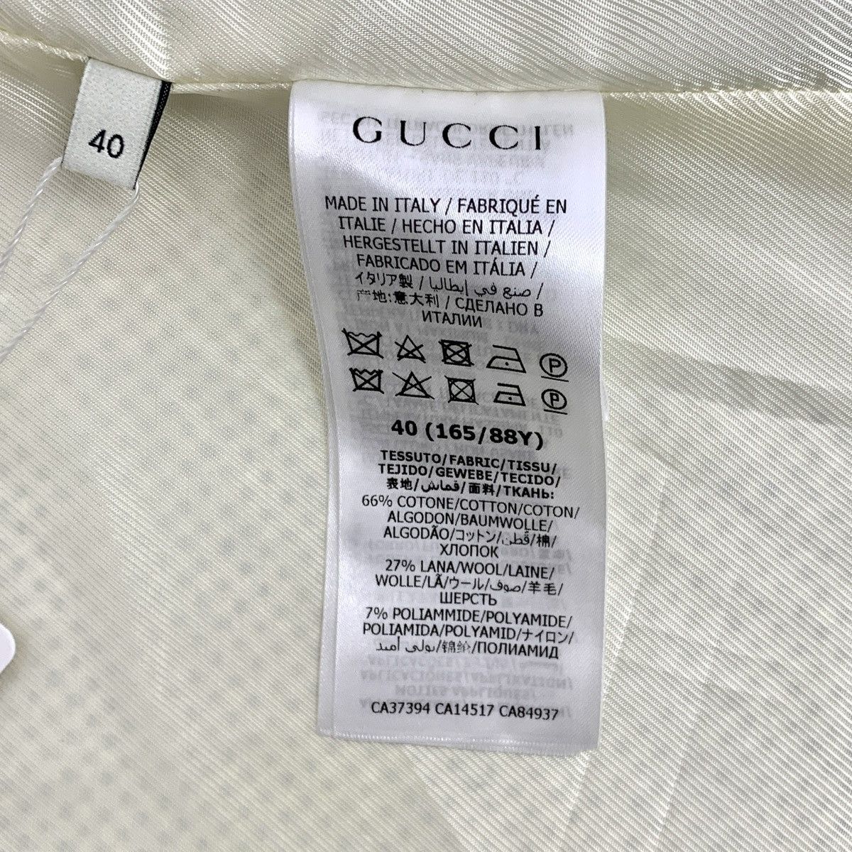 Gucci Gucci Light Green Cotton Woven Tweed Suit K26WX Size L / US 10 / IT 46 - 9 Thumbnail