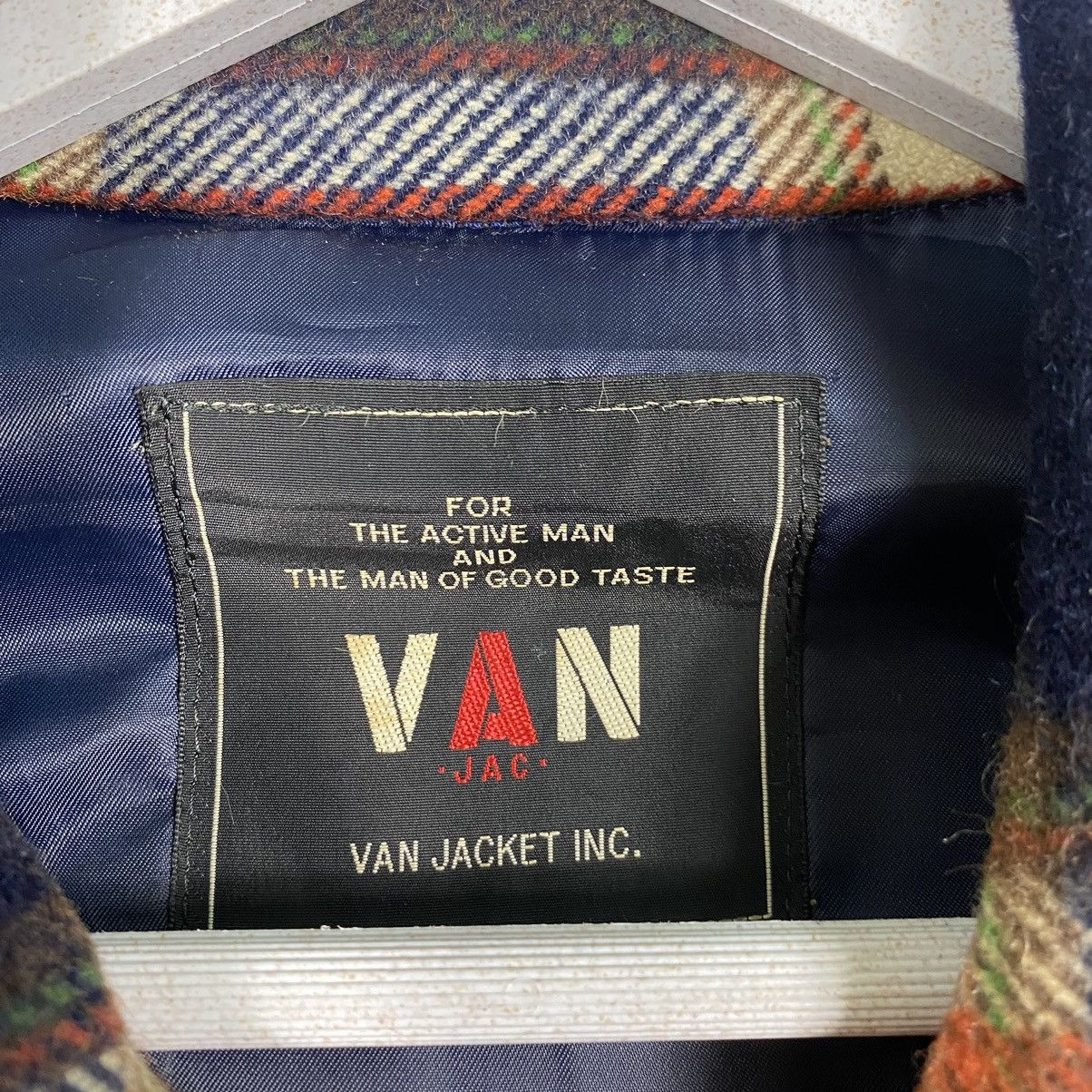 Japanese Brand × Van 💥VAN JAC TARTAN CHECKER WORKER WESTERN WOOL JACKET Size US M / EU 48-50 / 2 - 10 Thumbnail