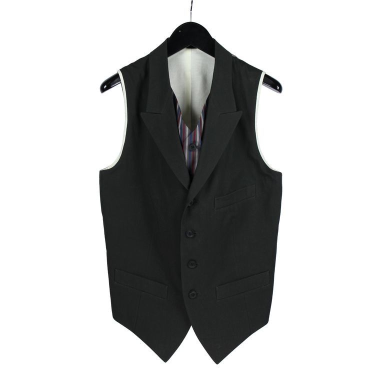 Yohji Yamamoto Yohji Yamamoto Pour Homme Double Layered vest inner pattern Size US L / EU 52-54 / 3 - 1 Thumbnail