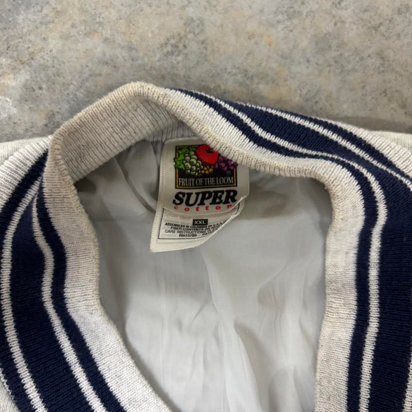 Vintage 90s USA Varsity Jacket Size US XXL / EU 58 / 5 - 5 Thumbnail
