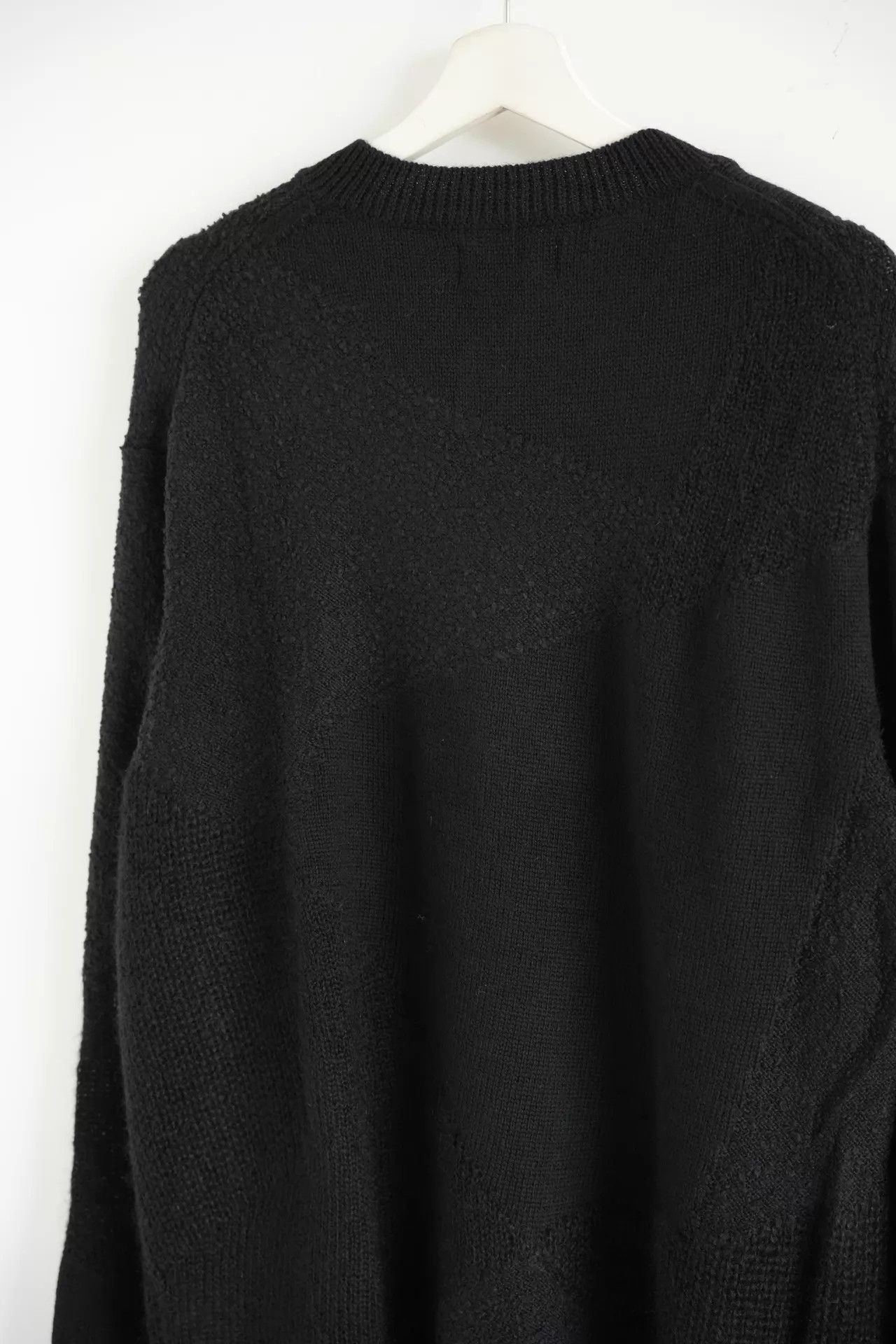 Yohji Yamamoto Yohji Yamamoto 24AW Distressed Patchwork Sweater Size US L / EU 52-54 / 3 - 6 Thumbnail