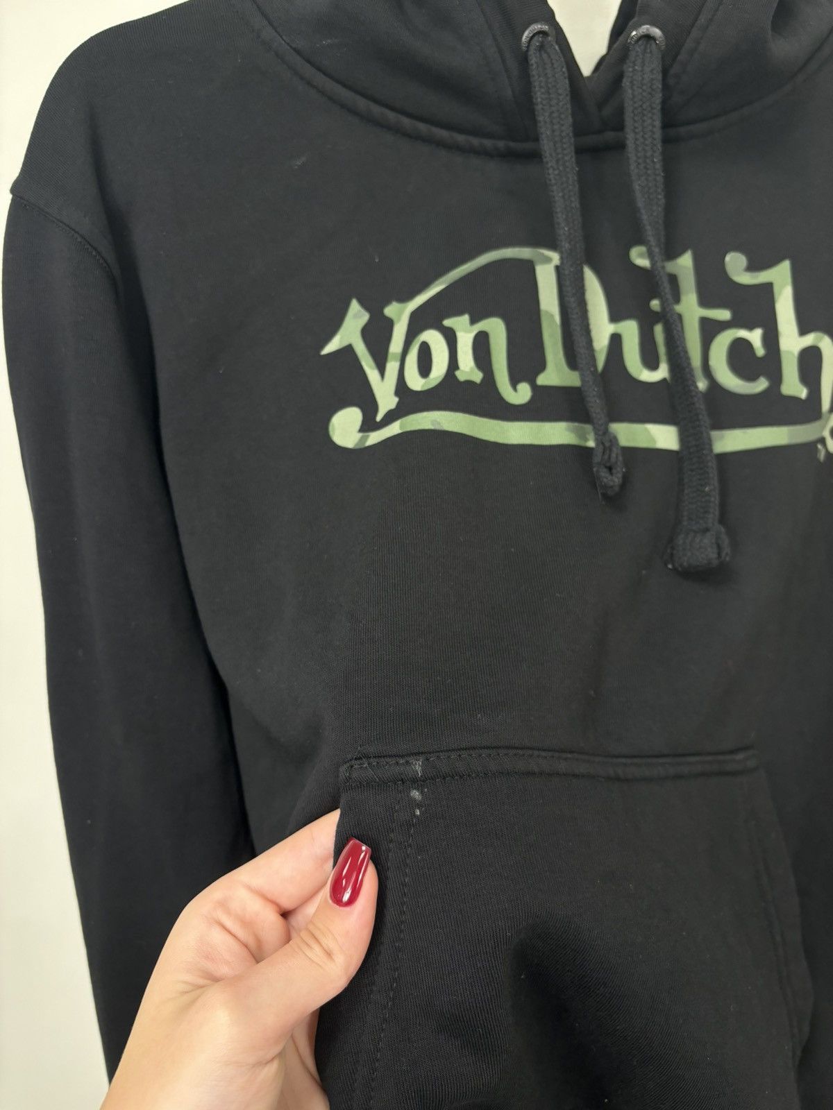 Vintage Von Dutch Big Logo Y2K Black Hype Hoodie Size US S / EU 44-46 / 1 - 5 Thumbnail
