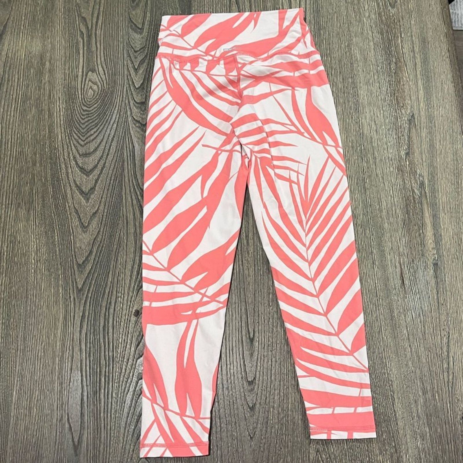 Vintage Aerie Womens Chill Play Move Tropical Athletic Leggings M Size 28" / US 6 / IT 42 - 4 Thumbnail