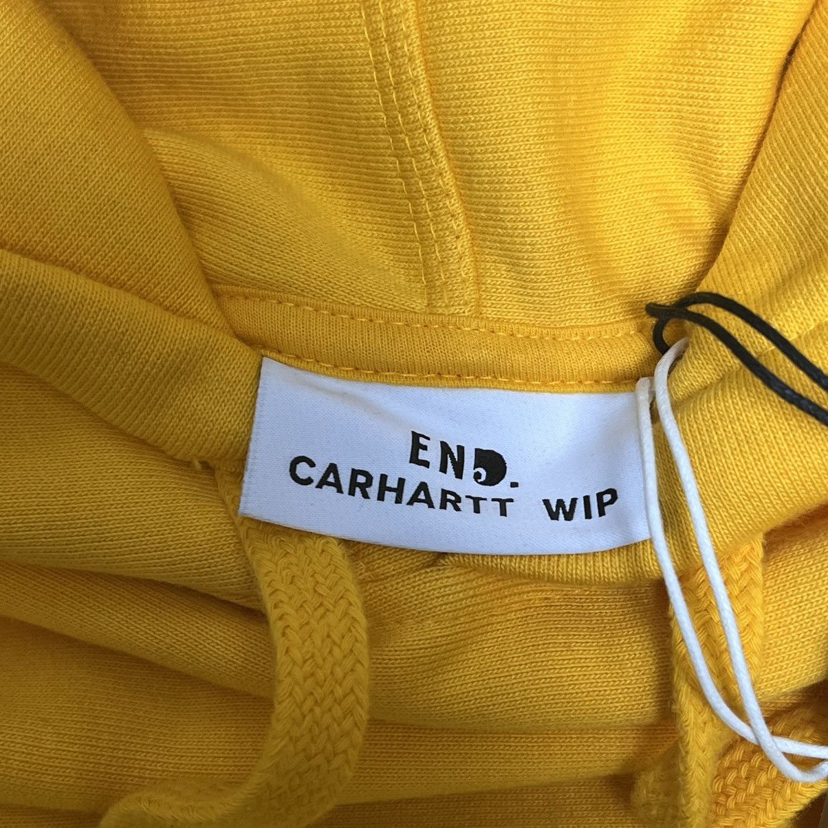 Carhartt Wip × END. Carhartt WIP x END American Logo Hoodie Heavyweight, Yellow Size US XL / EU 56 / 4 - 10 Thumbnail