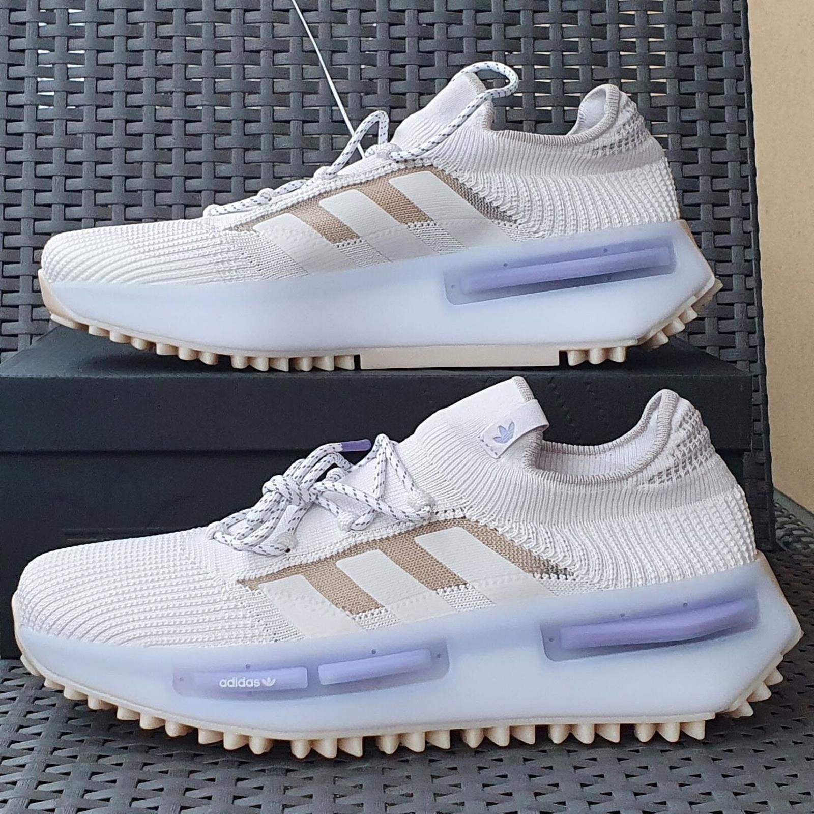 Adidas Size 11.5 - adidas NMD_S1 White Light Purple Size US 11.5 / EU 44-45 - 1 Thumbnail