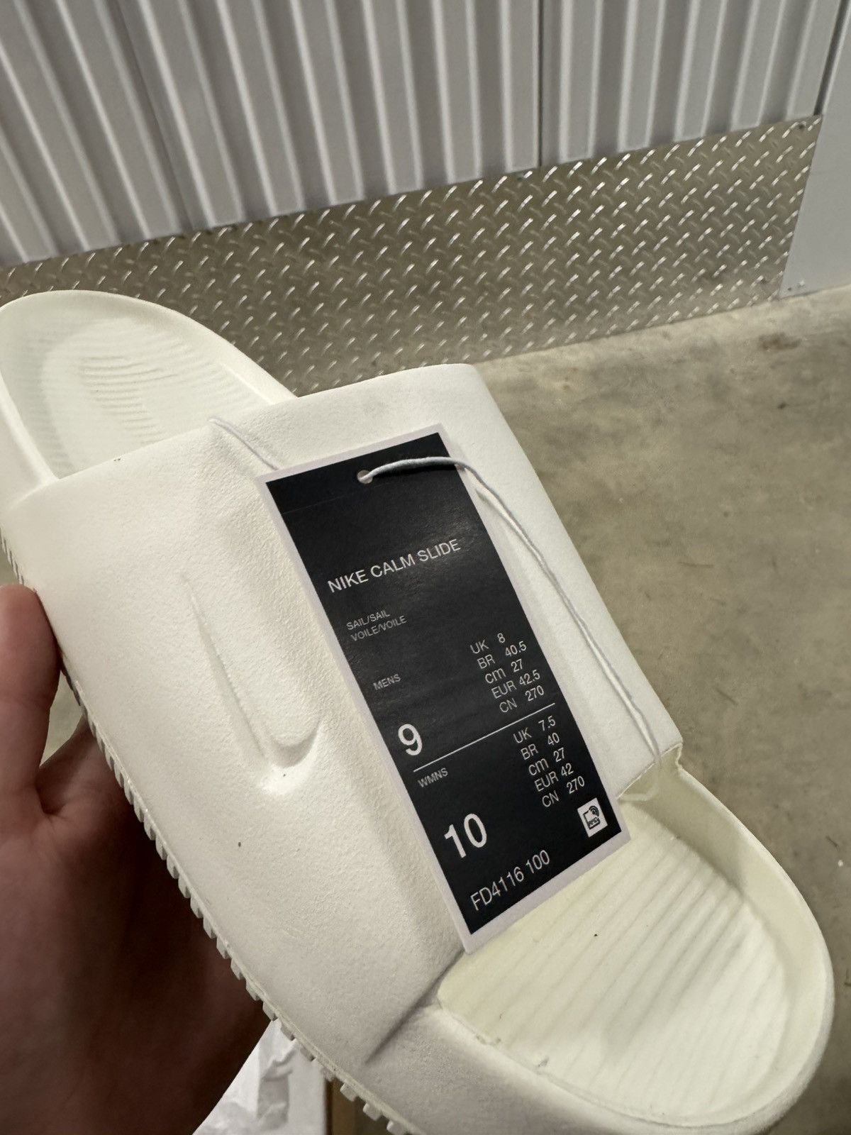 Nike Nike Calm Slide Sail Size 9 Size US 9 / EU 42 - 7 Thumbnail