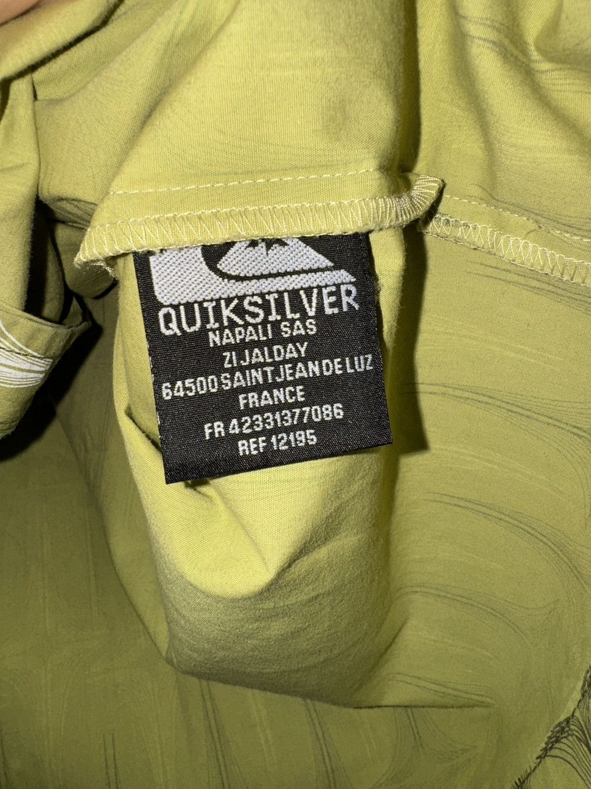 Quiksilver Quiksilver green vintage shirt button up summer rare Size US S / EU 44-46 / 1 - 6 Thumbnail