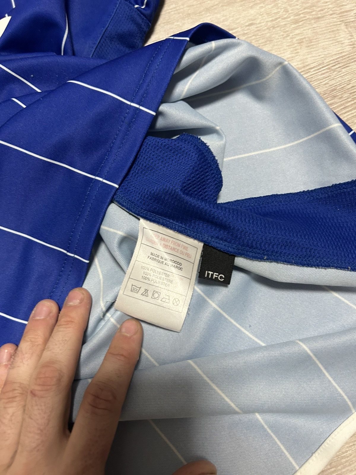 Vintage Vintage Mitre Ipswich Town 2007/08 Home shirt #14 LEE s Size US S / EU 44-46 / 1 - 17 Thumbnail
