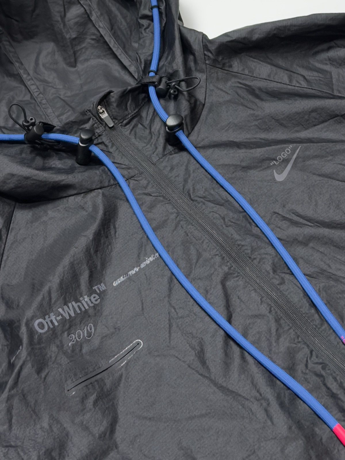 Nike AW19 Off-White x Nike Running Jacket with Fanny Pack Size XL / US 12-14 / IT 48-50 - 3 Thumbnail