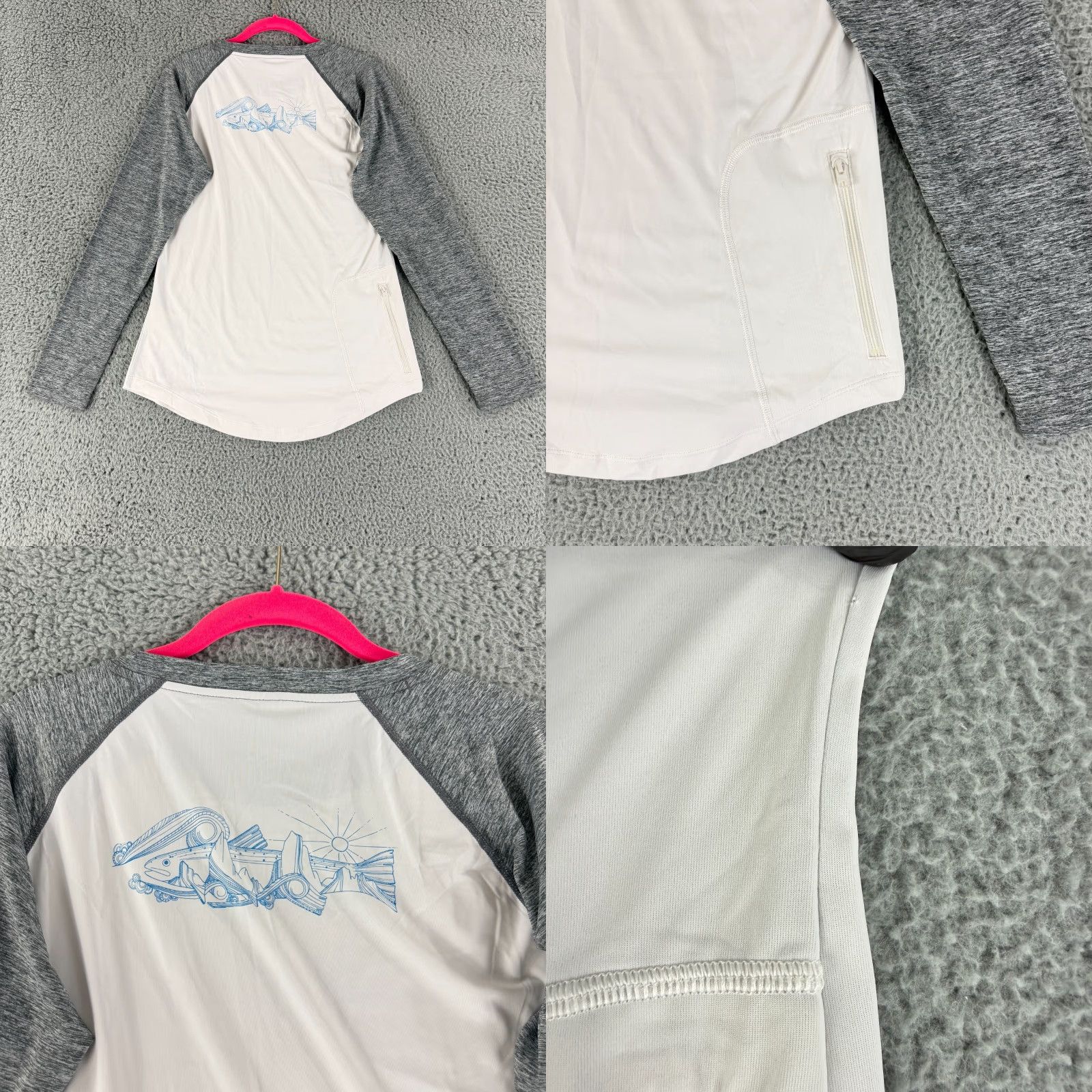 Patagonia Patagonia Shirt Womens M White Gray Long Sleeve 50+ UPF Hike Vintage? Size M / US 6-8 / IT 42-44 - 9 Thumbnail