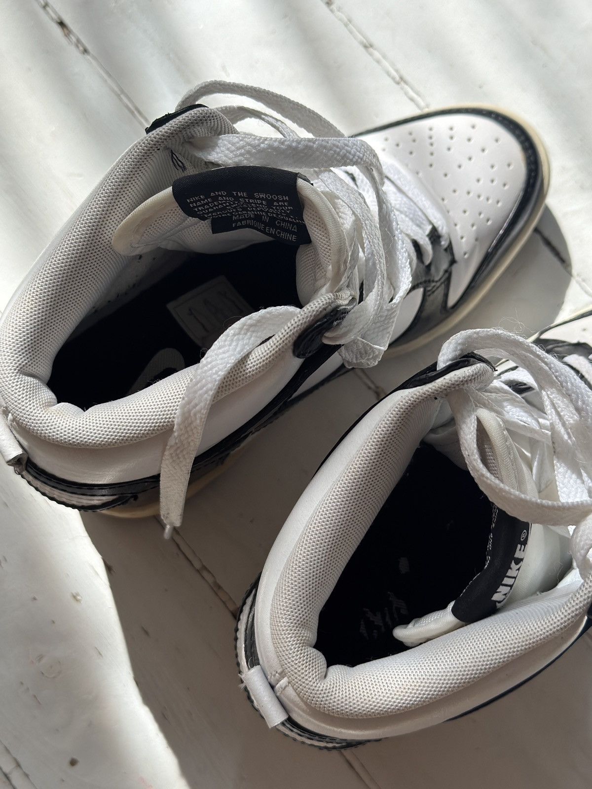 Nike VINTAGE NIKE BECKETT HIGH PLATFORM SNEAKERS SHOES Size US 6.5 / IT 36.5 - 9 Thumbnail