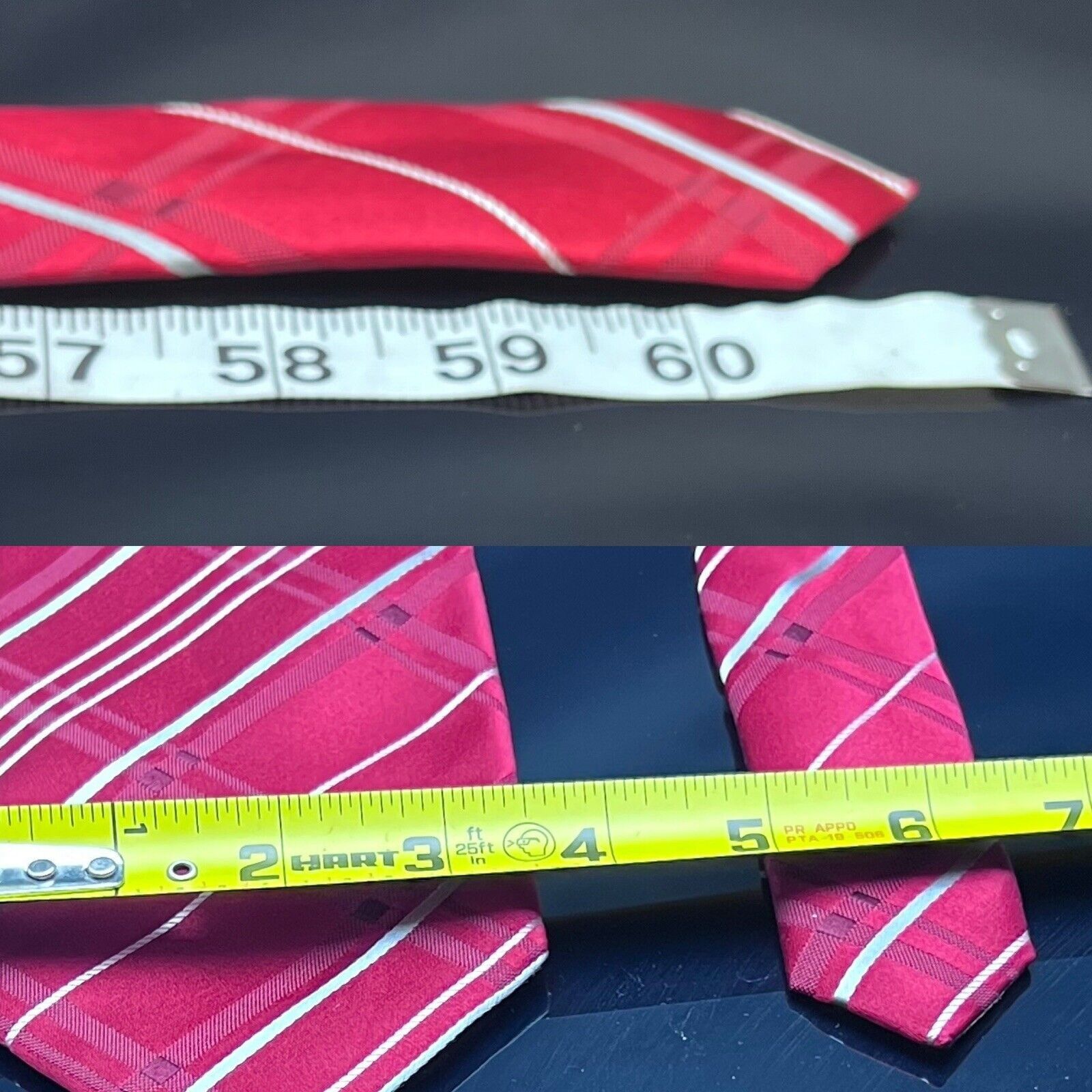 Donald Trump DONALD J. TRUMP MEN'S TIE RED/STRIPED WIDTH: 3.5/8" LENGTH 6 Size ONE SIZE - 4 Thumbnail