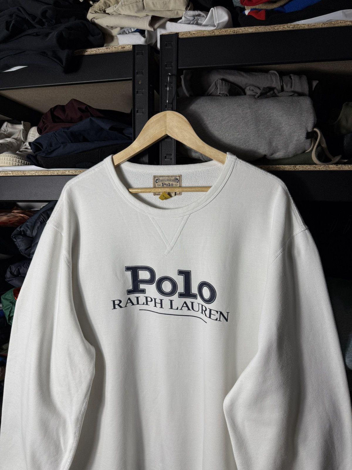 Polo Ralph Lauren Polo Ralph Lauren Sweatshirt Big Logo Crewneck Vintage Style Size US XXL / EU 58 / 5 - 2 Thumbnail