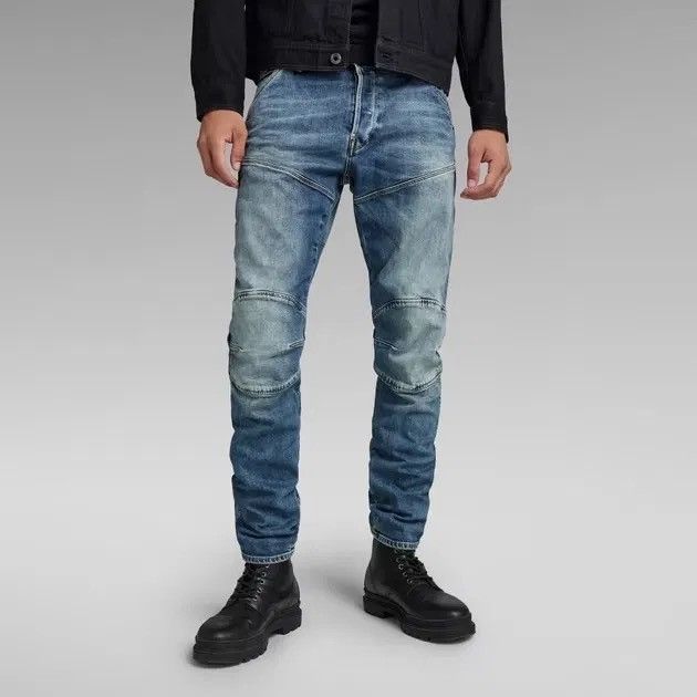 G-Star G STAR RAW 5620 3D Slim Blue Jeans Size US 32 / EU 48 - 2 Thumbnail