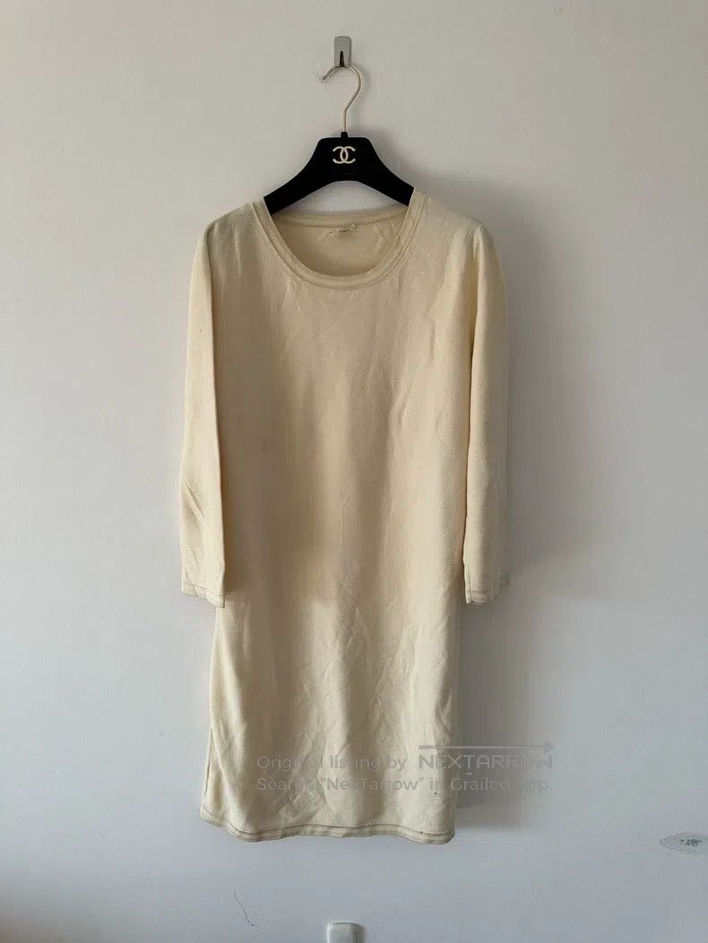 Hermes Hermes Off-white women's knitted dress Size S / US 4 / IT 40 - 1 Thumbnail