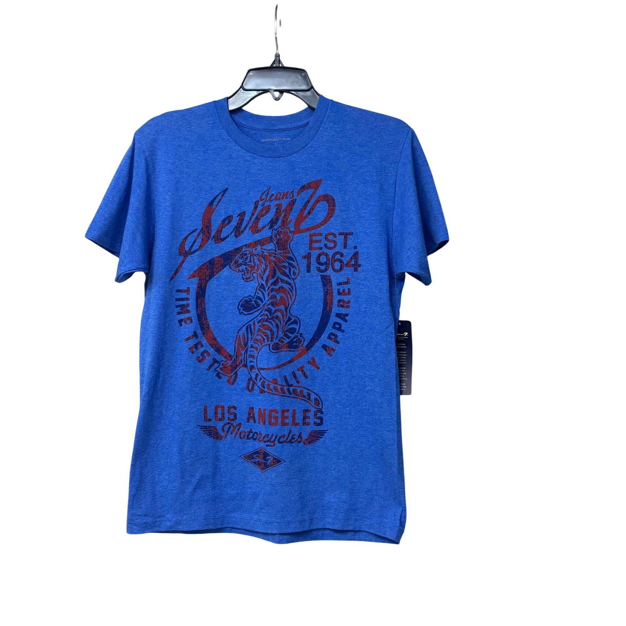 Other Seven7 Men’s Short Sleeved Crew Neck Graphic Tee, Royal Heat Size US S / EU 44-46 / 1 - 9 Thumbnail