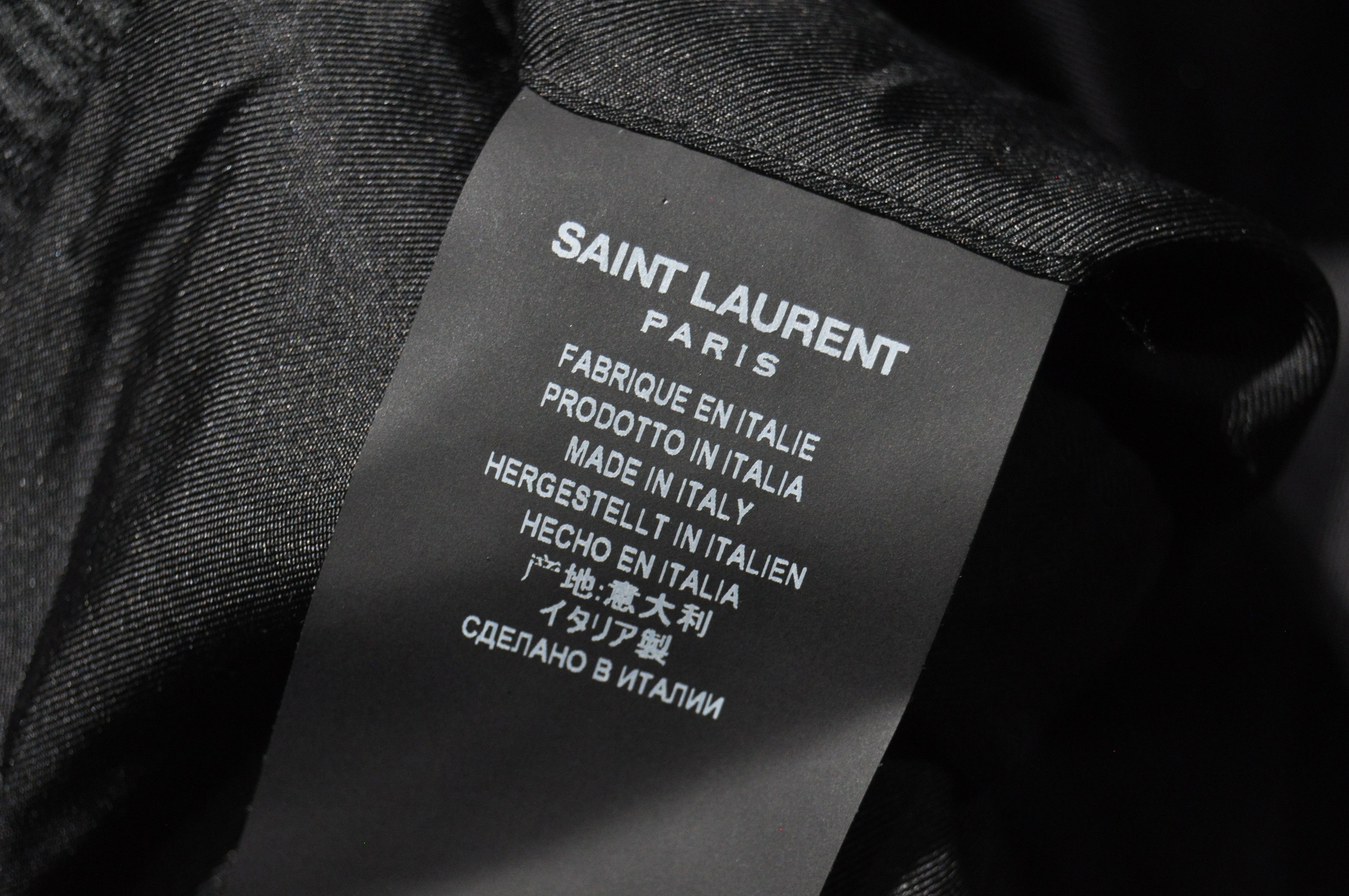 Saint Laurent Paris SLP - Pre-Fall 2019 - Stripe-Patterned Pleated Blazer Size 50R - 10 Thumbnail