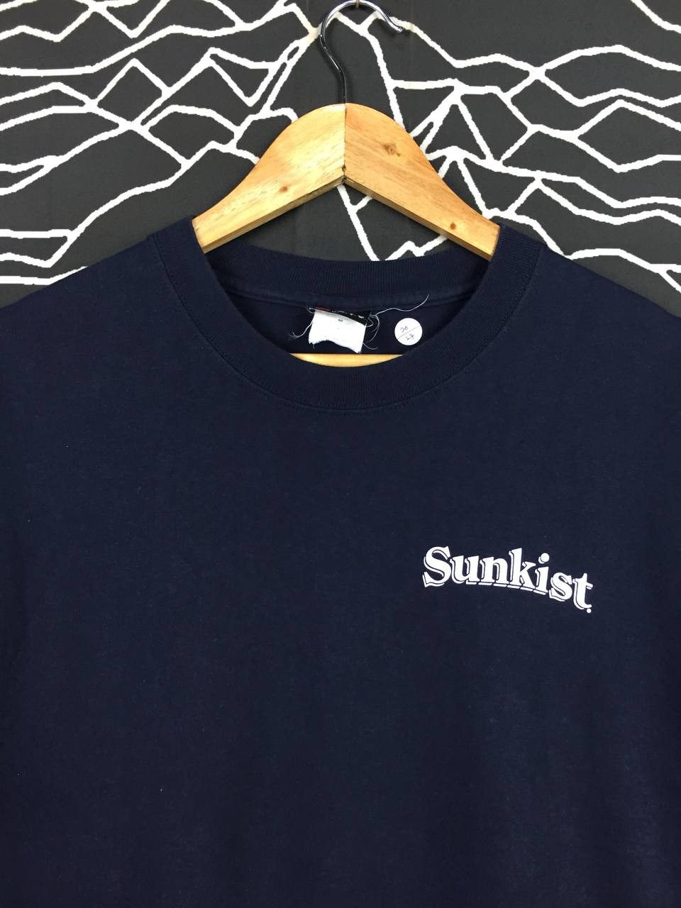 Hanes × Vintage Vtg Y2K Sunkist Soft Drink Spell Out Logo Promo Tee Size US M / EU 48-50 / 2 - 3 Thumbnail