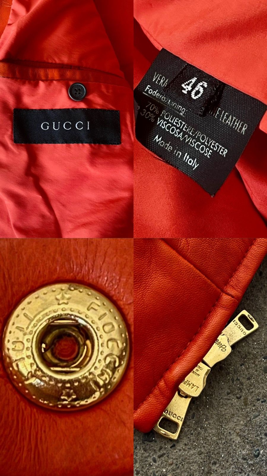 Tom Ford Gucci - Tom Ford - FW2000 - Moto Paneled - Leather Jacket Size US S / EU 44-46 / 1 - 24 Thumbnail