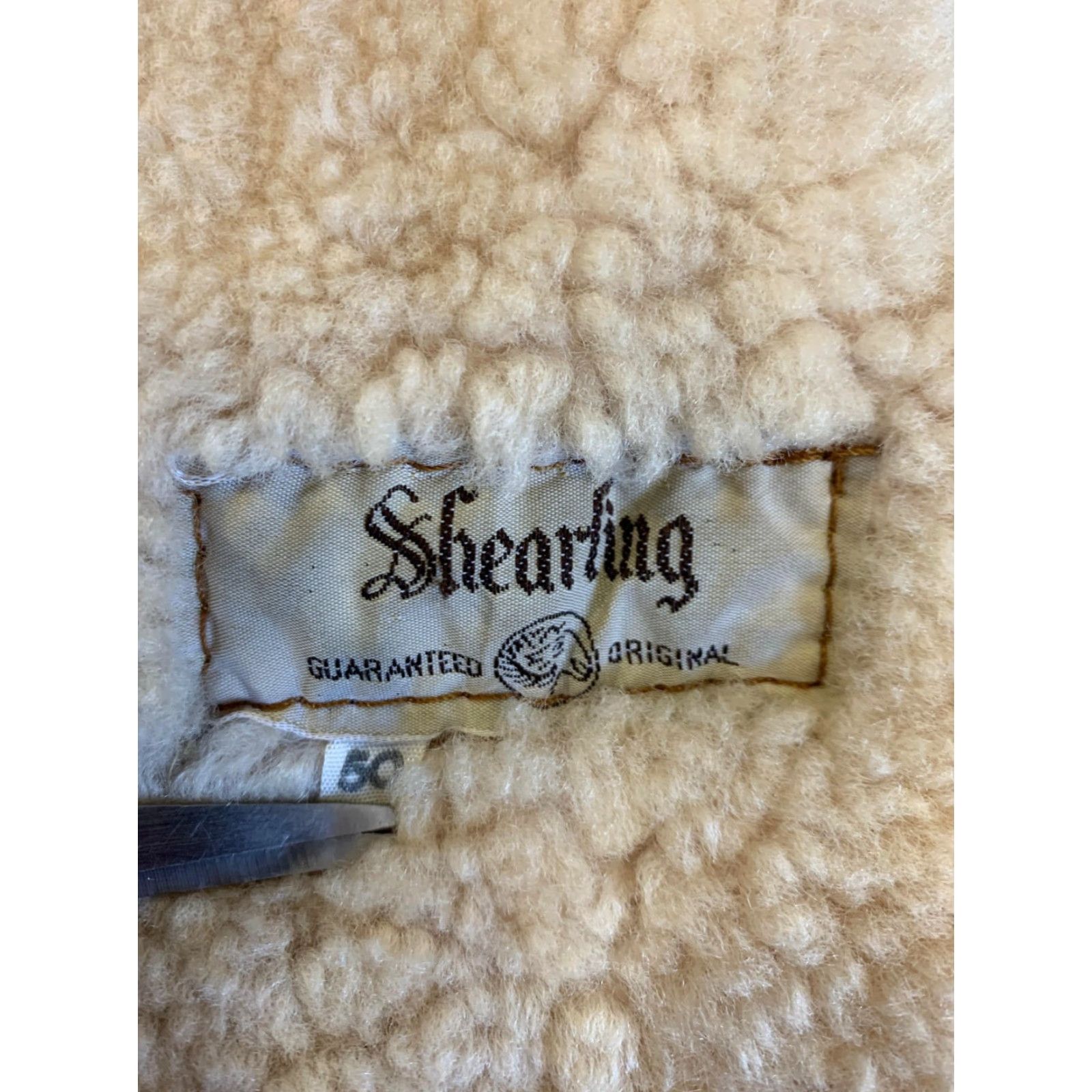 Vintage VINTAGE Shearling Coat Mens XL Leather Long Tan / Brown Sherpa Lined Overcoat Size US XL / EU 56 / 4 - 4 Thumbnail